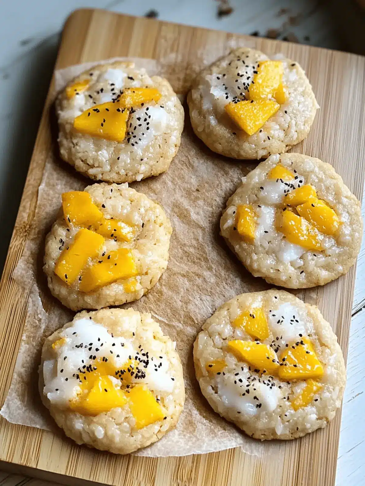 Mango Sticky Rice Cookies: Tropical Yum That'll Wow Everyone 5 Mango Sticky Rice Cookies