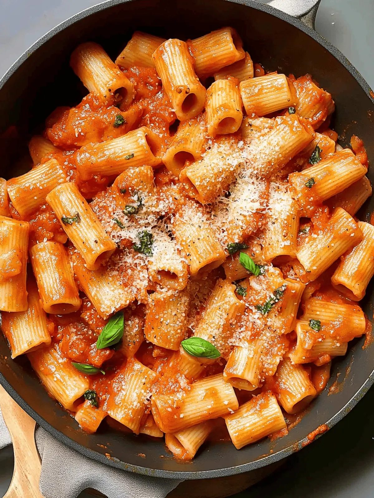 Tomato Rigatoni Pasta
