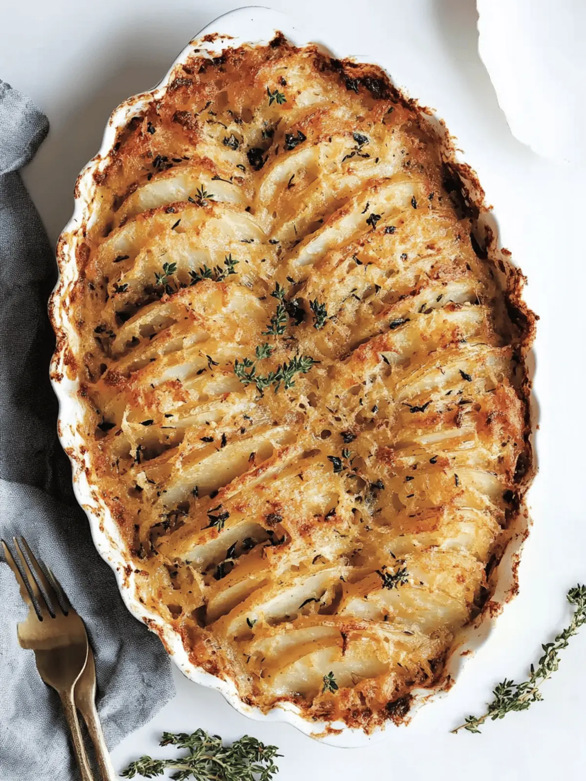Delicious Potato Kugel Gratin for Warm Family Gatherings 3 Potato Kugel Gratin