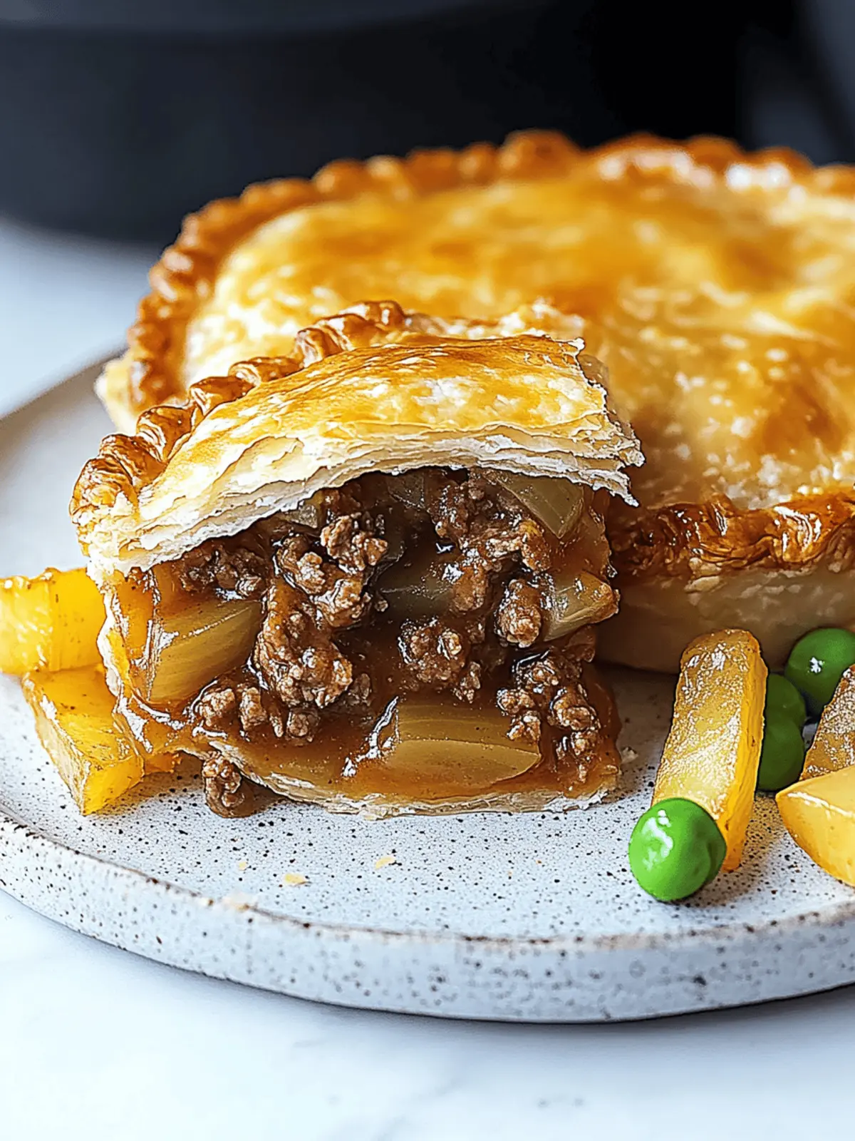 Flaky Mince Beef and Onion Pies