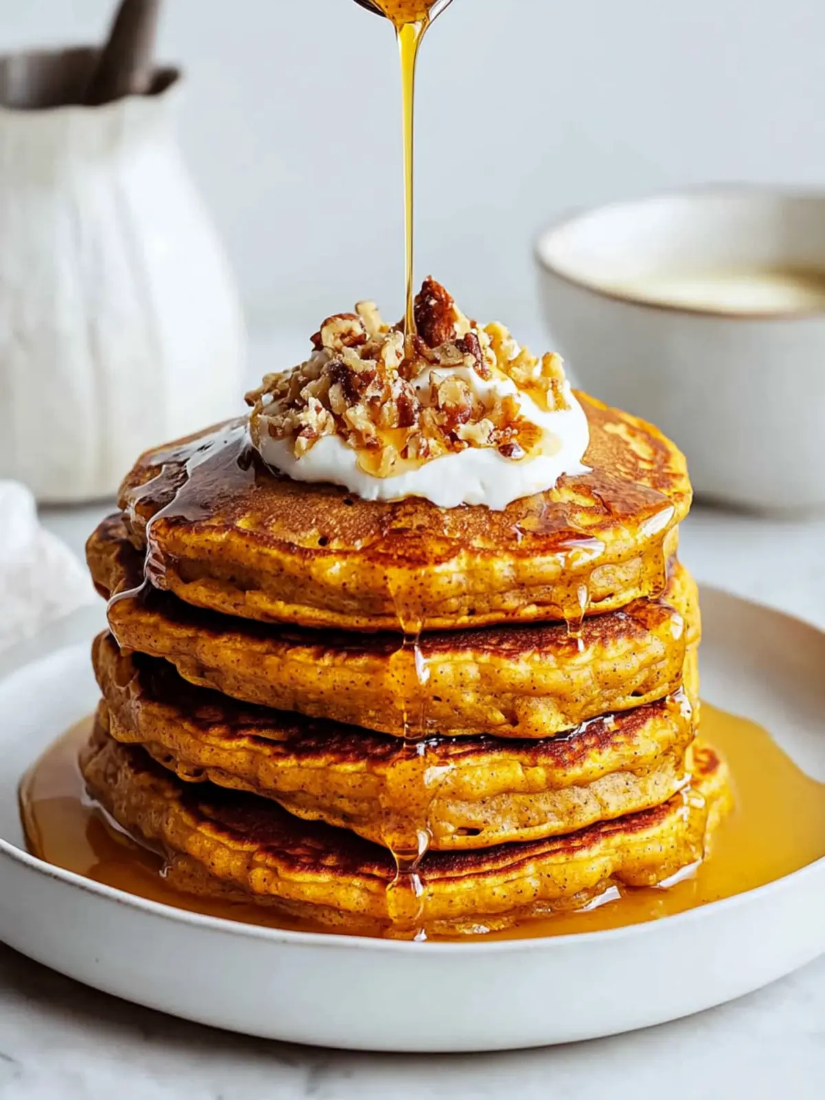 Whole Wheat Pumpkin Pancakes: Cozy Fall Breakfast Bliss 3 Whole Wheat Pumpkin Pancakes