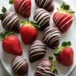 Decadent Chocolate Covered Strawberries: 3 Ingredients Only 6 Chocolate Covered Strawberries