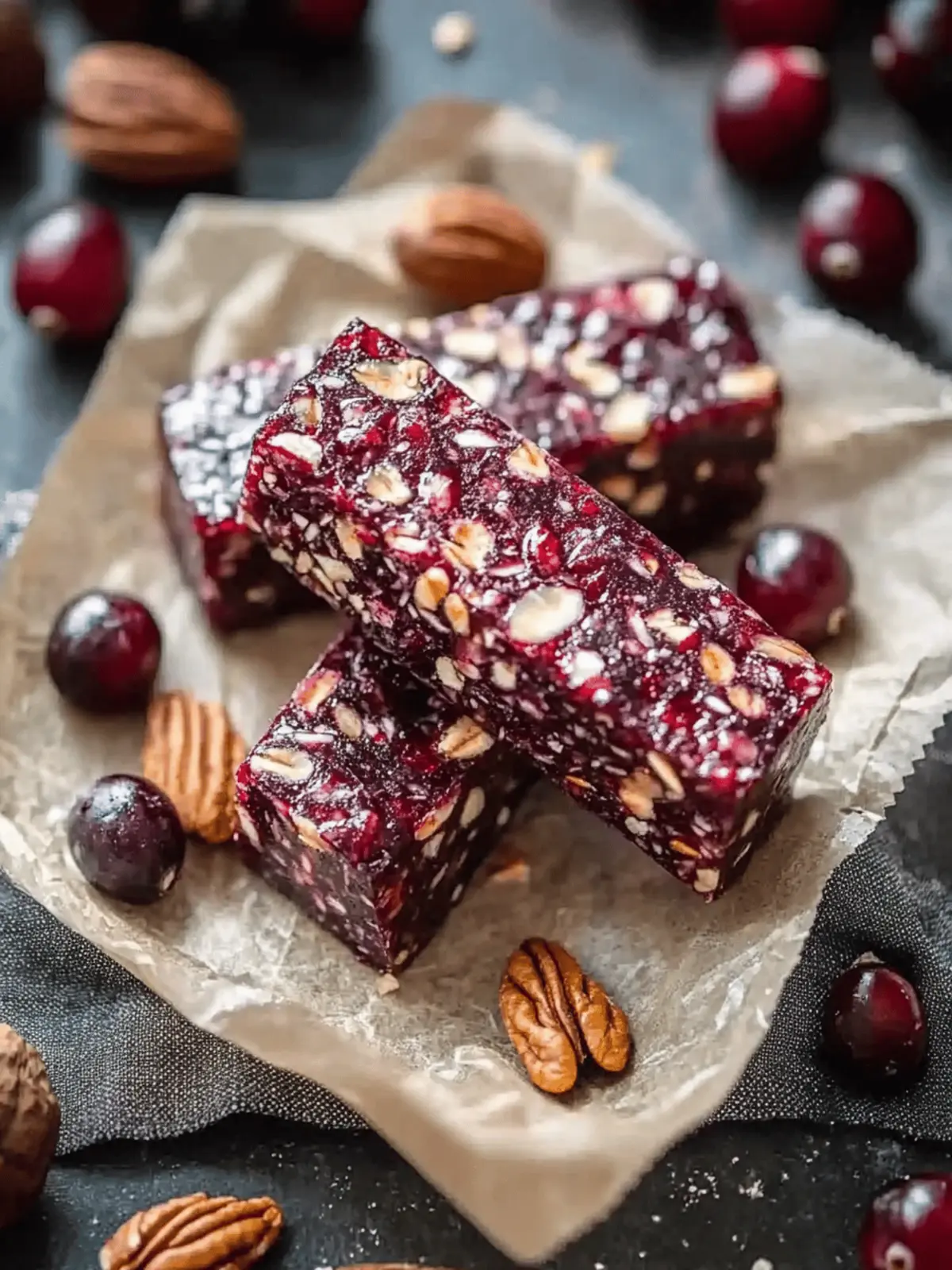 Delicious Raw Cranberry Nut Energy Bars for Busy Days 5 Raw Cranberry Nut