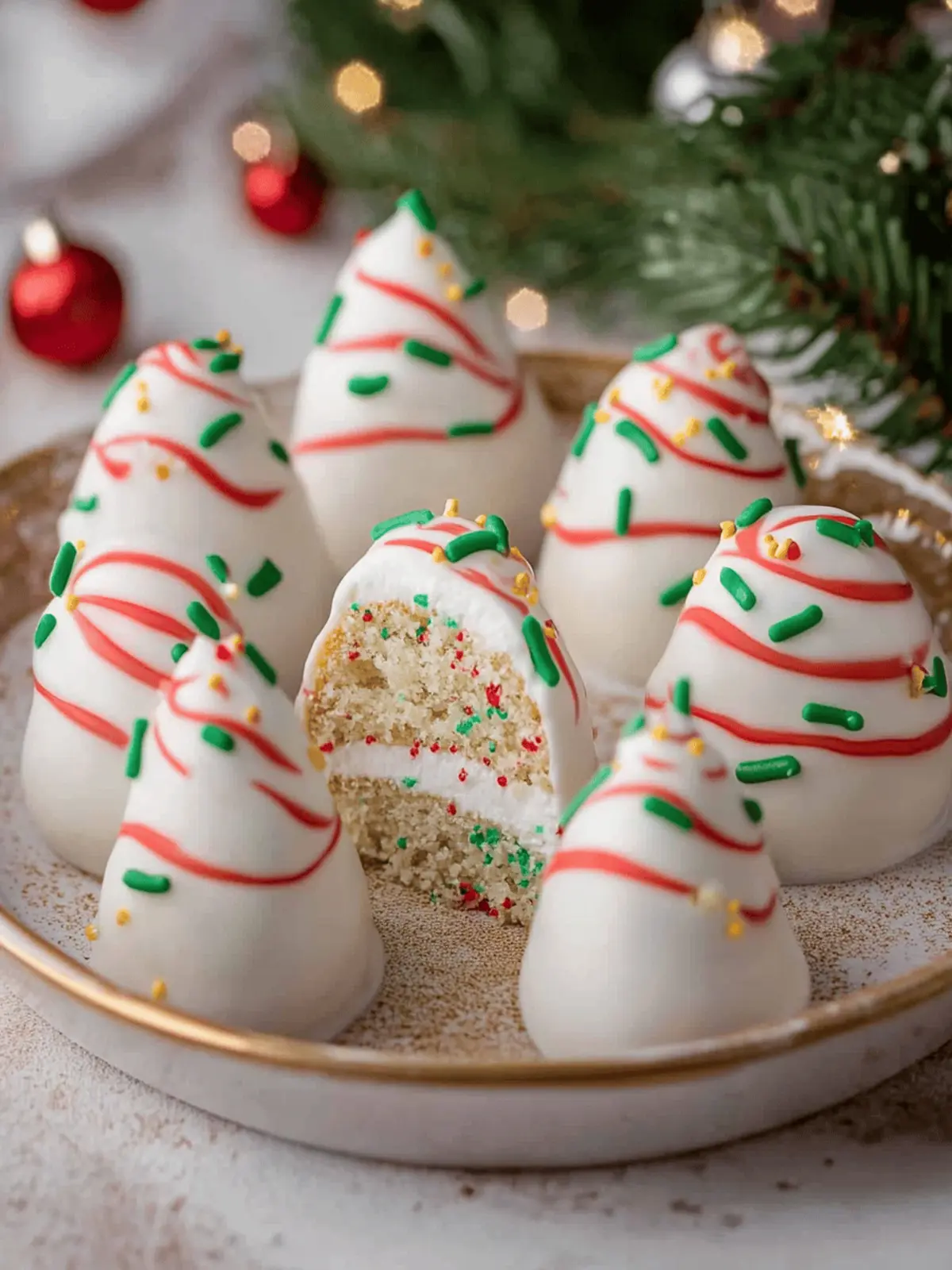 Christmas Tree Cake Truffles: Festive Treats You’ll Love 3 Christmas Tree Cake Truffles