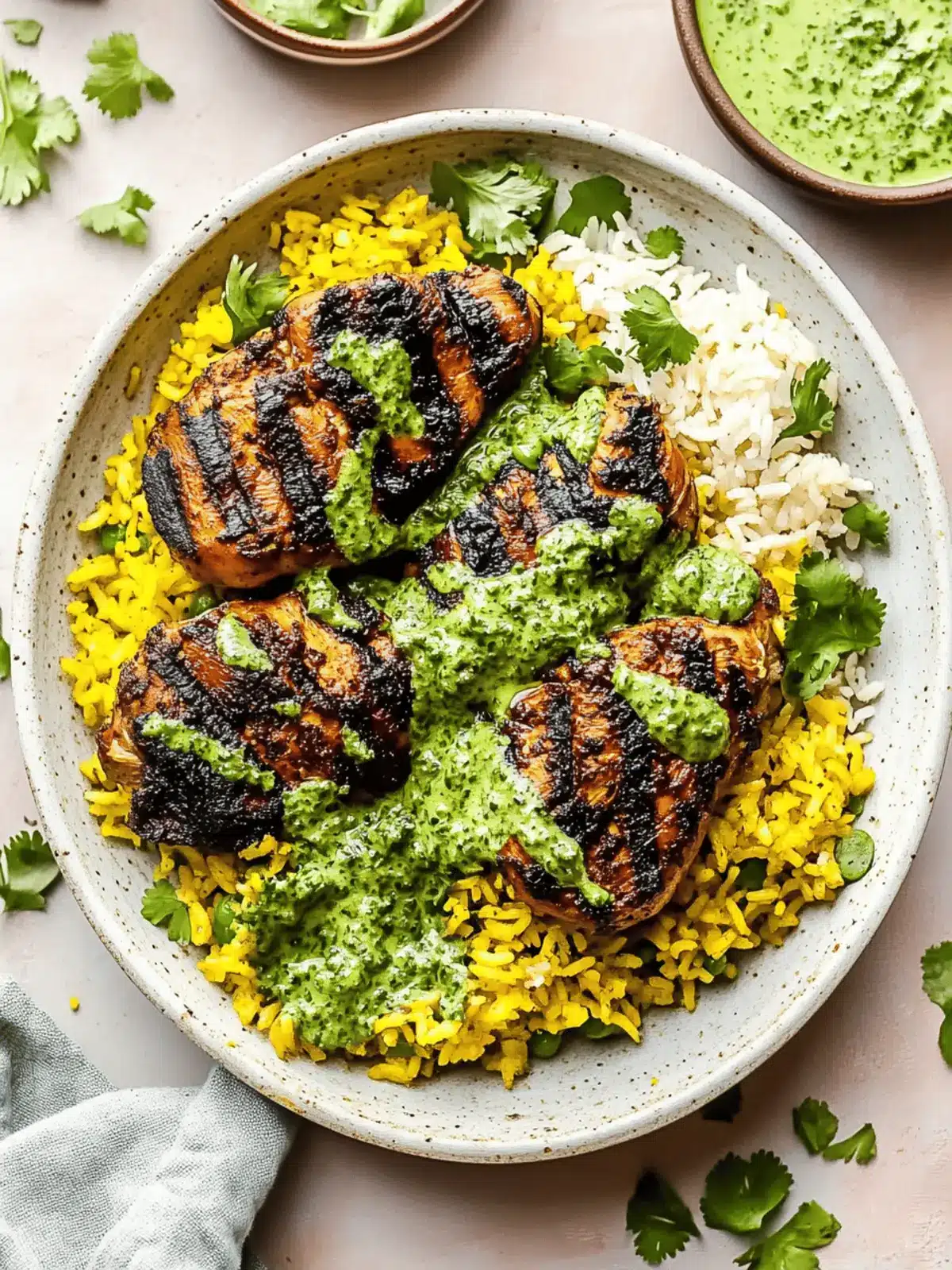 Peruvian Chicken & Rice with Green Sauce for Ultimate Comfort 4 Peruvian Chicken & Rice with Green Sauce