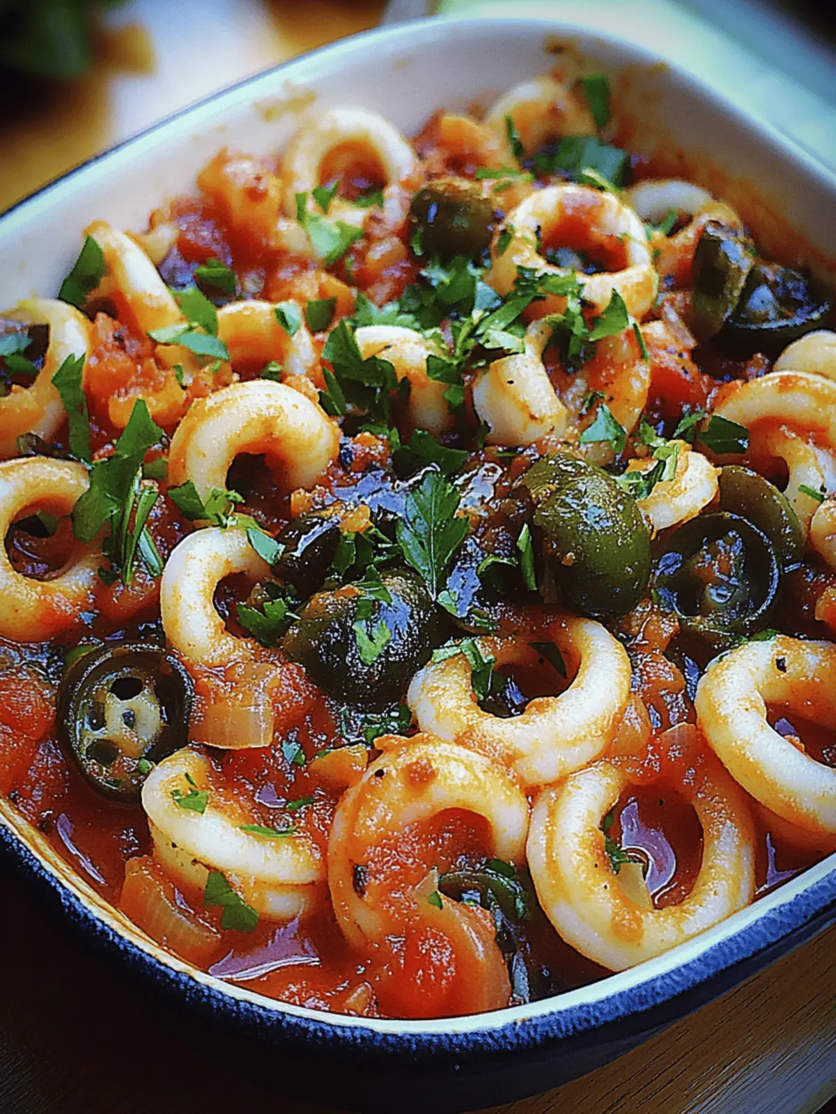 Delicious Calamari Puttanesca: A Quick Italian Delight 5 Calamari Puttanesca