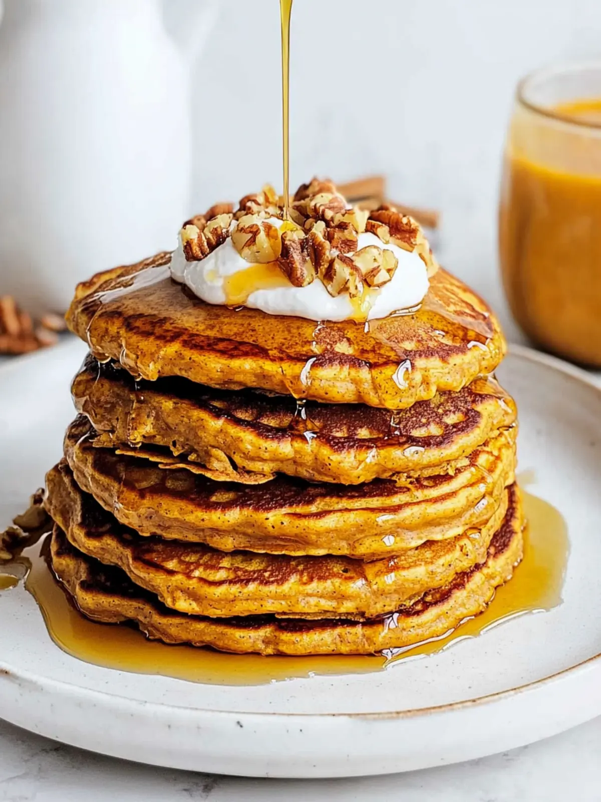 Whole Wheat Pumpkin Pancakes: Cozy Fall Breakfast Bliss 4 Whole Wheat Pumpkin Pancakes
