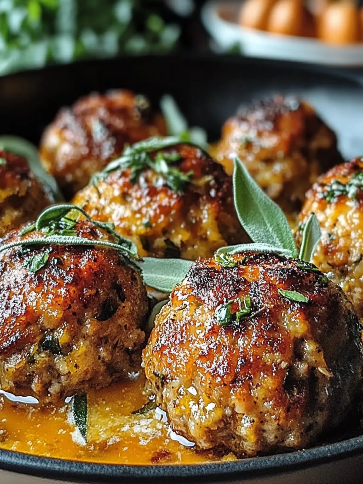 Cozy Up with Pumpkin Sage Turkey Meatballs This Fall 5 Pumpkin Sage Turkey Meatballs