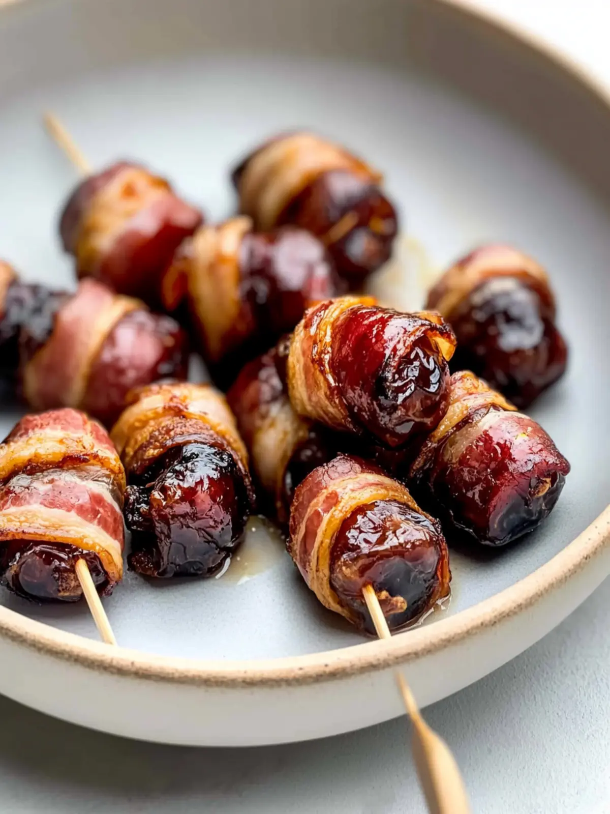 Bacon-Wrapped Dates: The Ultimate 3-Ingredient Appetizer 2 Bacon-Wrapped Dates