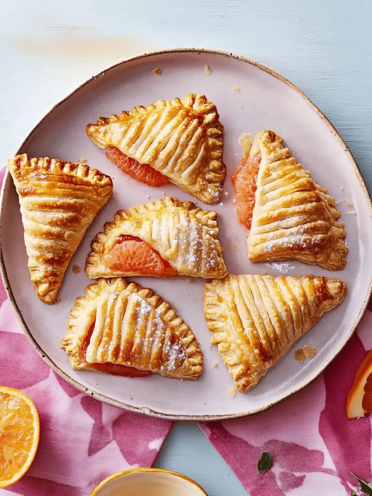 Grapefruit-Cream Cheese Hand Pies