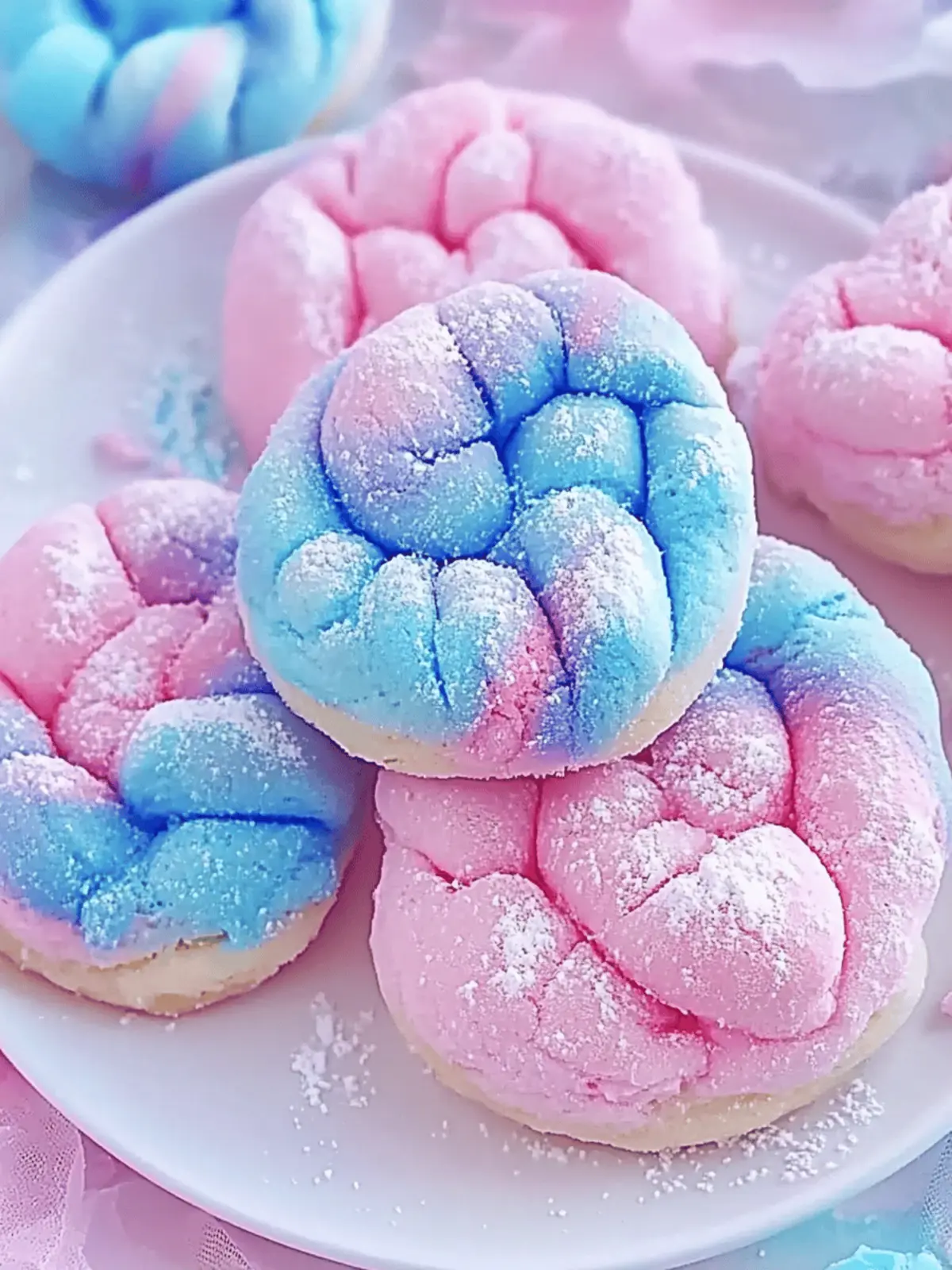 Cotton Candy Cookies