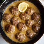 Meatballs In Lemon Sauce (Greek Keftedes)