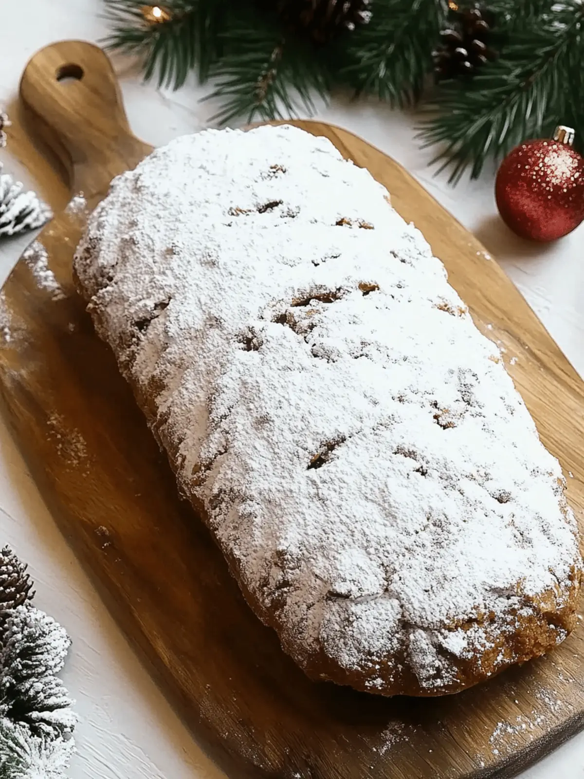 Moist German Christmas Stollen with Fruity Festive Twist 2 Moist German Christmas Stollen