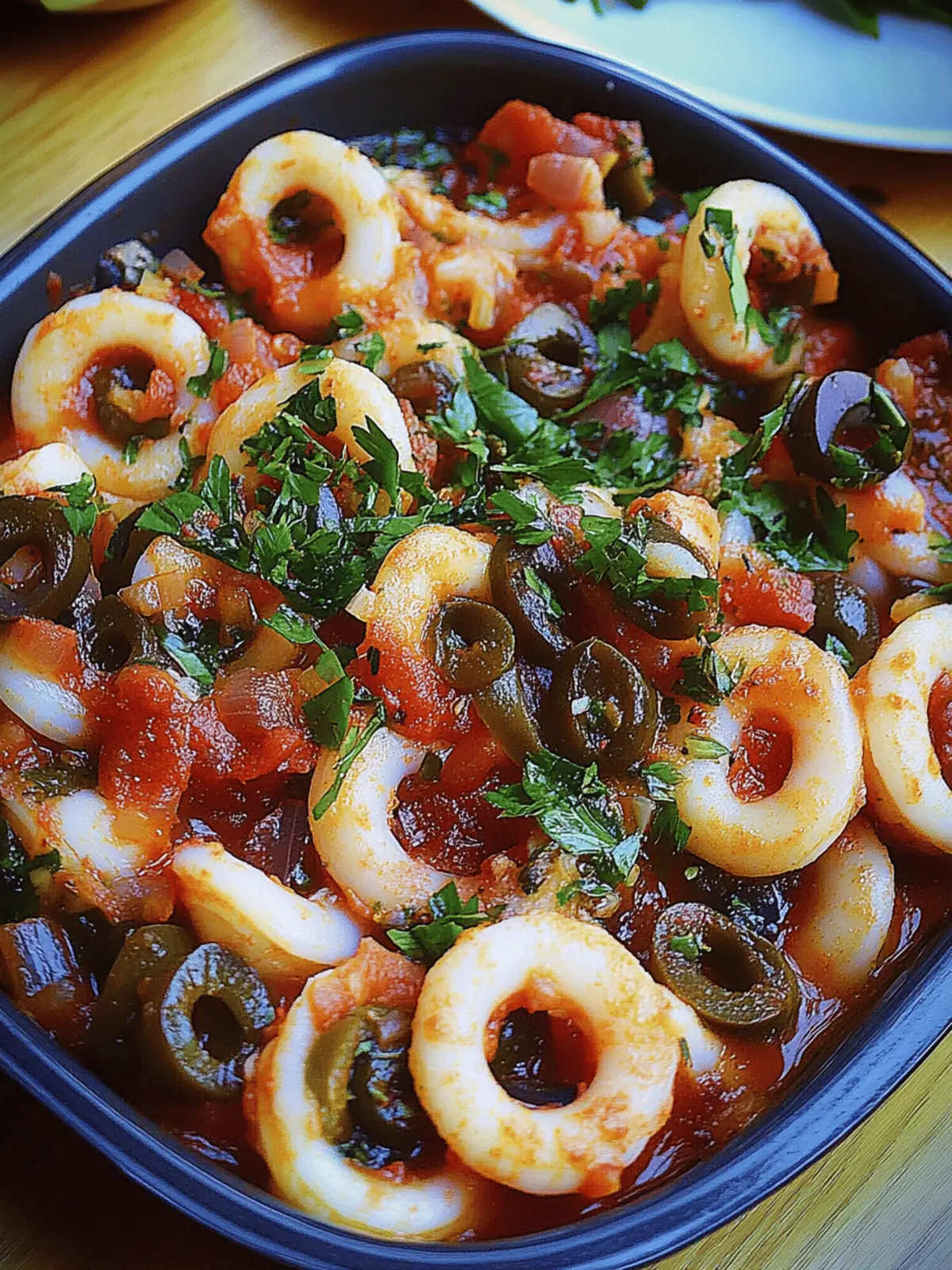 Delicious Calamari Puttanesca: A Quick Italian Delight 3 Calamari Puttanesca