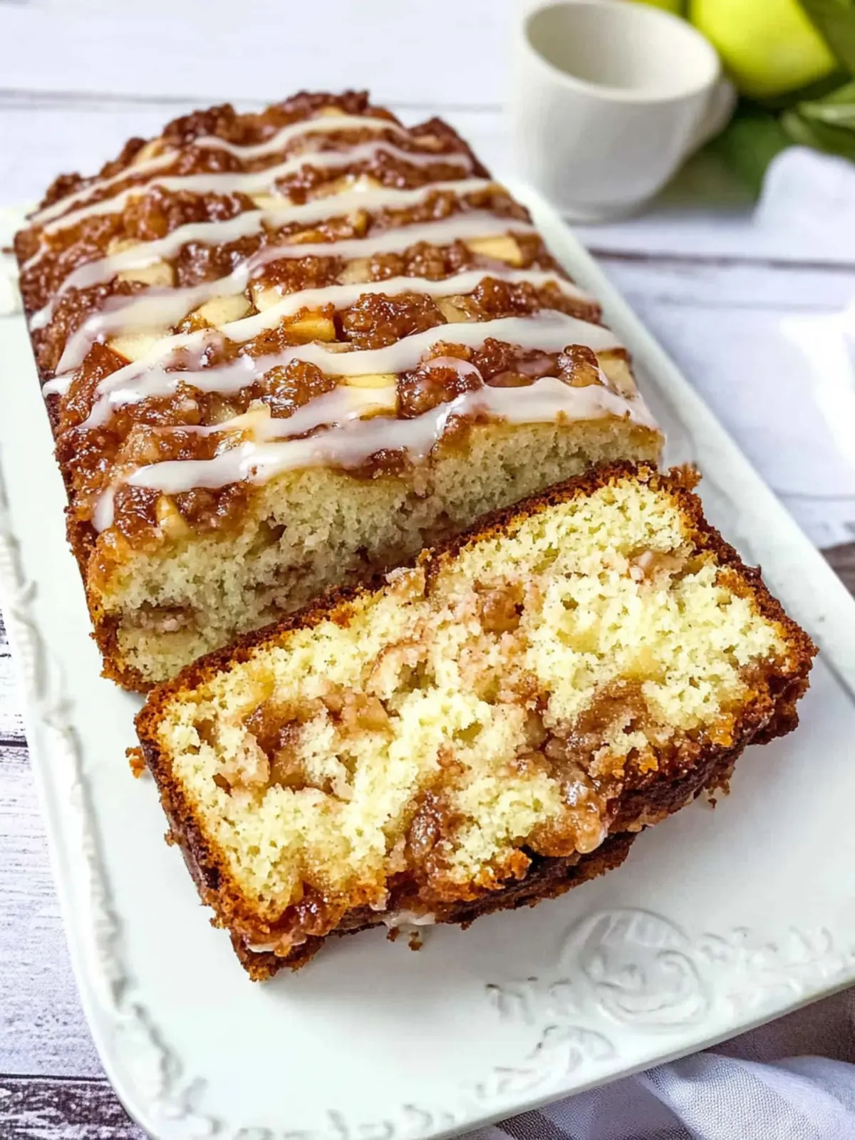 Irresistible Apple Fritter Bread: Easy, Moist, and Delicious! 2 Apple Fritter Bread