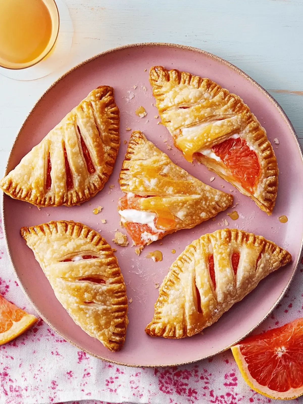 Grapefruit-Cream Cheese Hand Pies