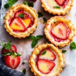 Sweet Strawberry Honey Custard Tarts for a Light Spring Treat 2 Strawberry Honey Custard Tarts