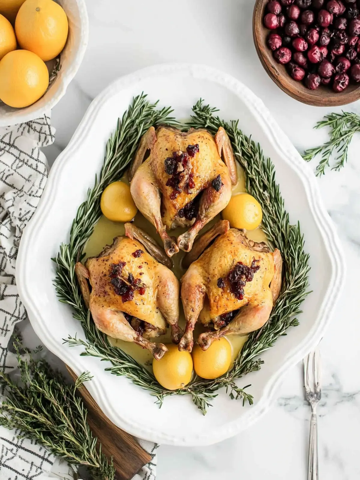 Savory Stuffed Cornish Hens with Cornbread Delight 3 Stuffed Cornish Hens