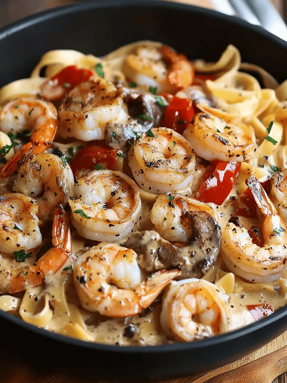 Blackened Shrimp Stroganoff: Comfort in a Spicy Bowl 2 Blackened Shrimp Stroganoff