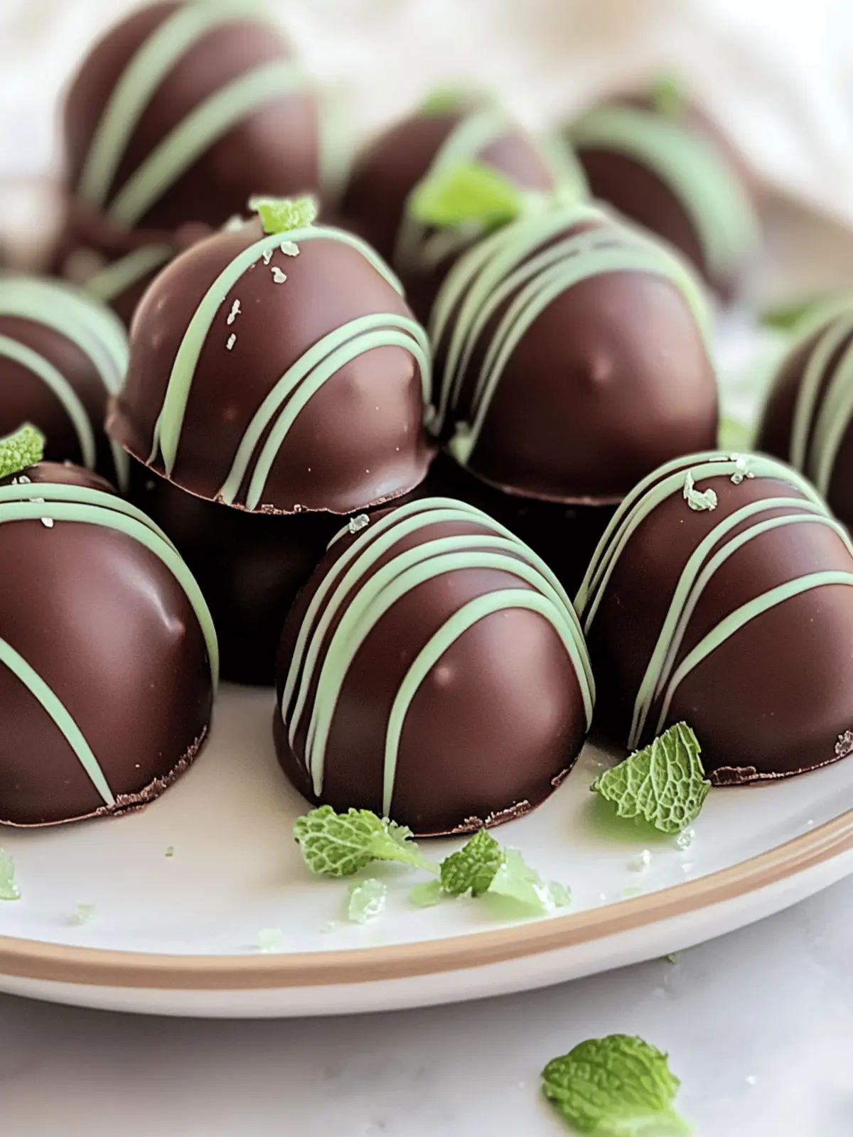 Andes Mint Chocolate Truffles