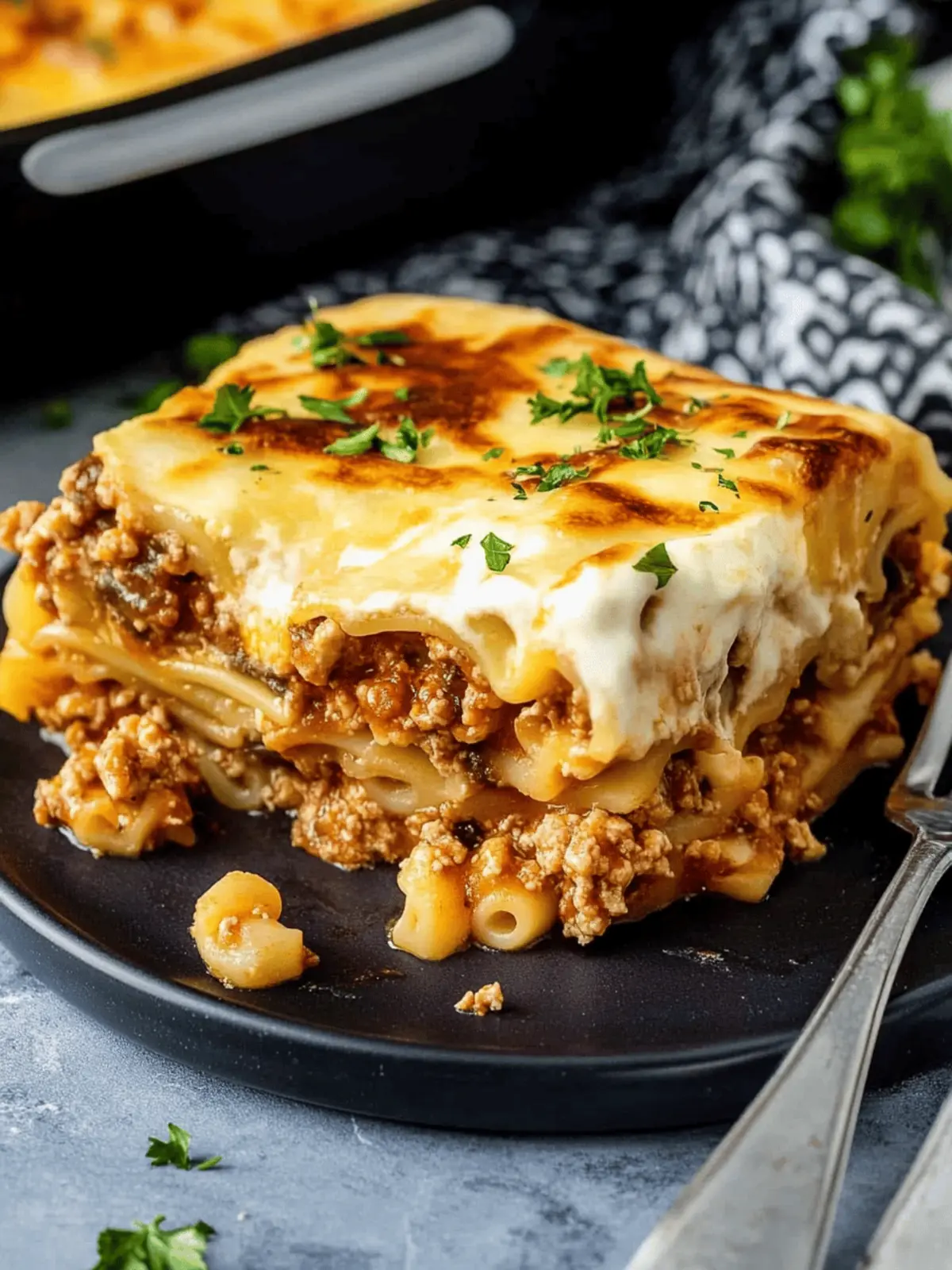 Savor the Flavor: Homemade Pastitsio (Greek Lasagna) Delight 4 Pastitsio (Greek Lasagna)