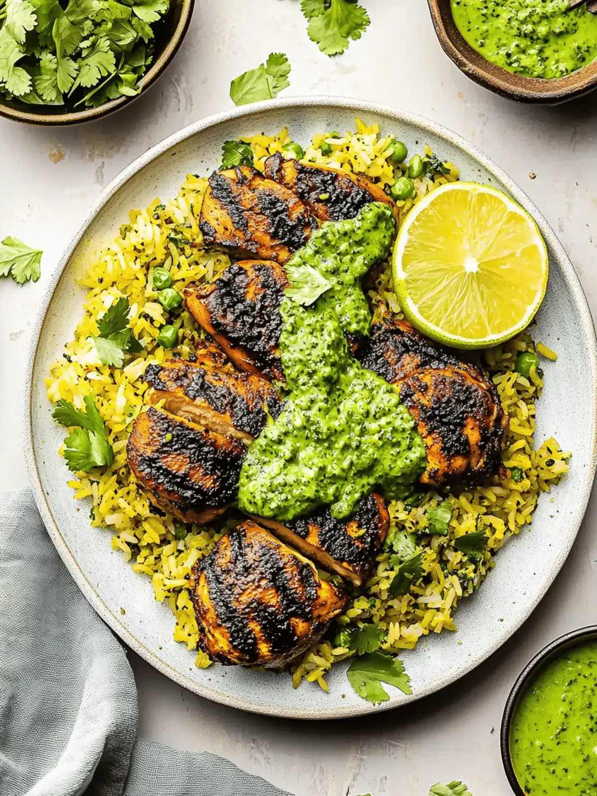 Peruvian Chicken & Rice with Green Sauce for Ultimate Comfort 3 Peruvian Chicken & Rice with Green Sauce