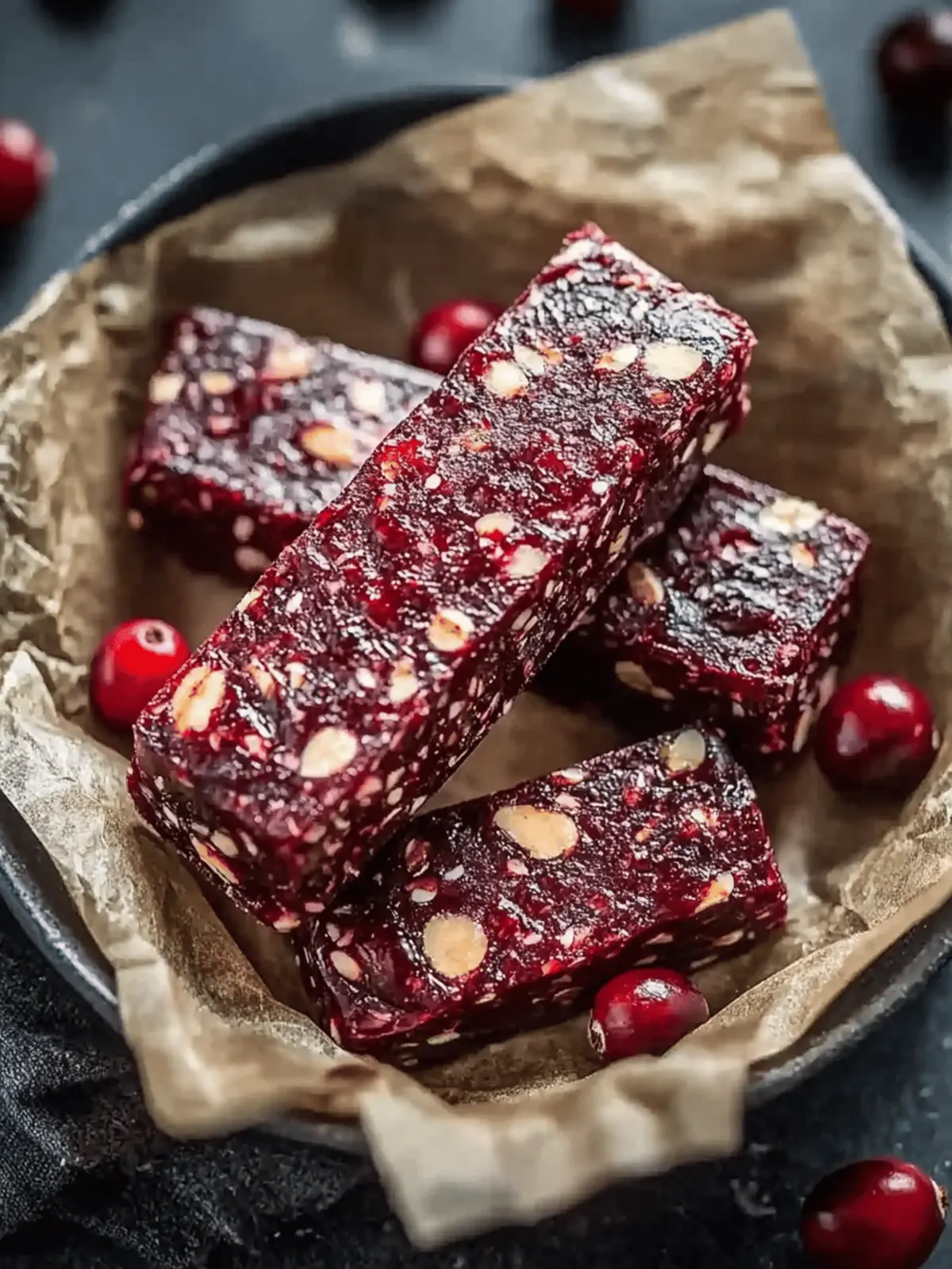 Delicious Raw Cranberry Nut Energy Bars for Busy Days 4 Raw Cranberry Nut