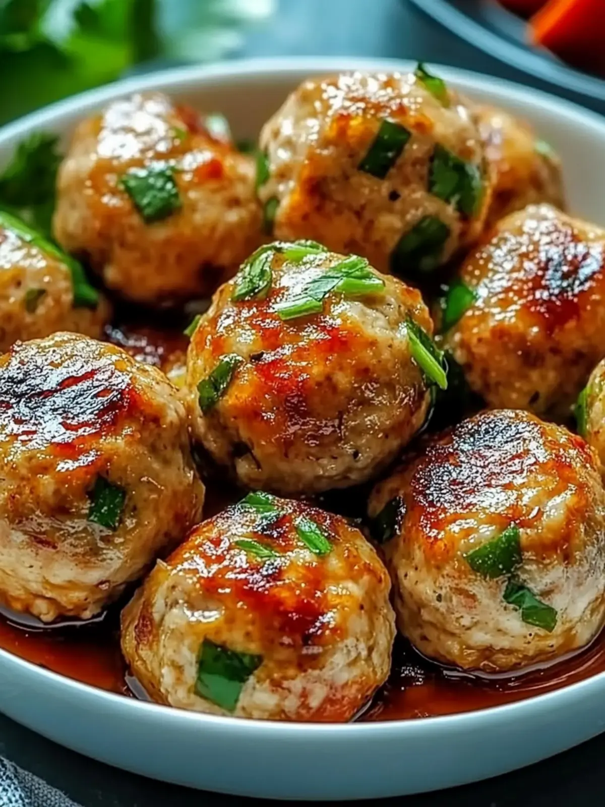 Indulge in Flavorful Thai Baked Chicken Meatballs Today 3 Thai Baked Chicken Meatballs