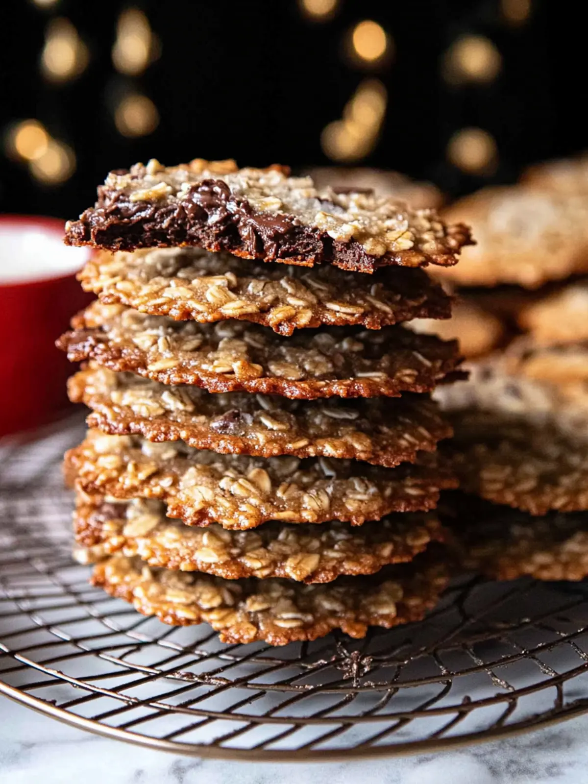 Irresistible Chocolate Oatmeal Lace Cookies to Love Today 2 Chocolate Oatmeal Lace Cookies