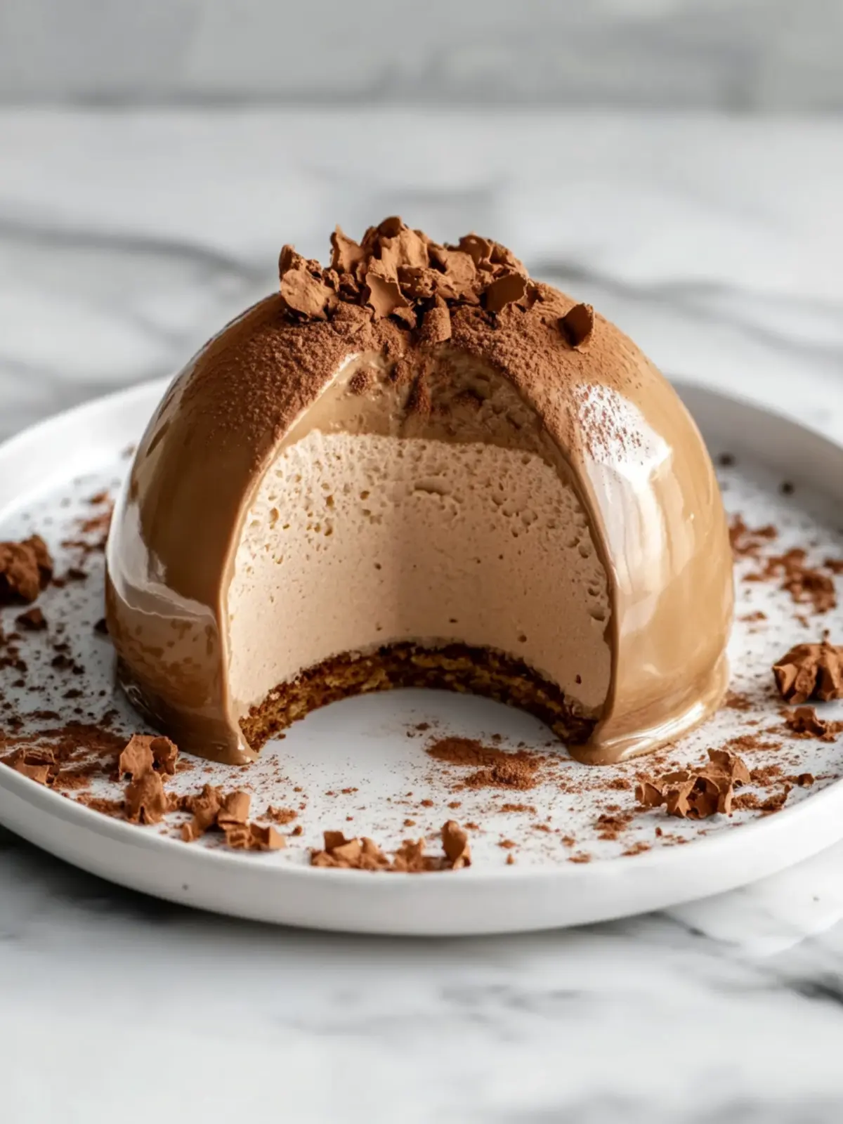 Gingerbread Latte Mousse Domes That's Holiday Magic on a Plate 4 Gingerbread Latte Mousse Domes