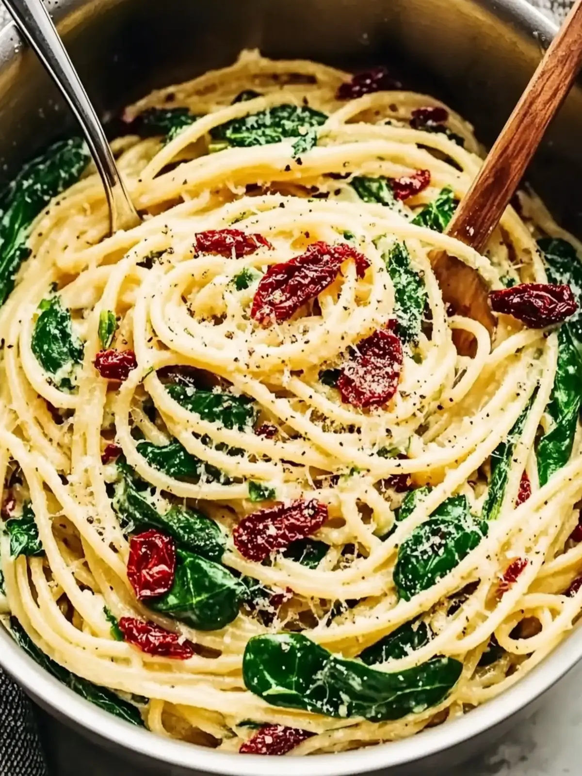 Spicy Spinach and Sun Dried Tomato Pasta for Quick Weeknight Joy 3 Spicy Spinach and Sun Dried Tomato Pasta