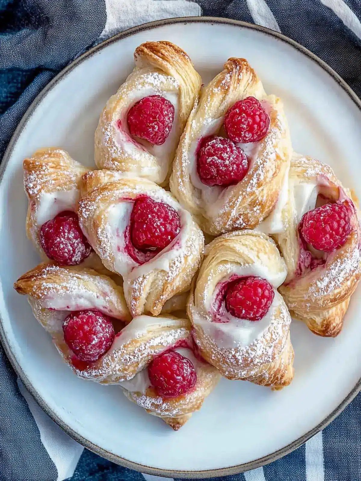 Irresistible Raspberry Danish with Creamy Filling Recipe