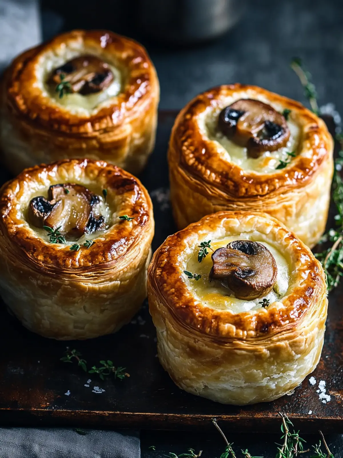 Irresistible Mini Mushroom & Gruyère Pot Pies for Cozy Nights 3 Mini Mushroom & Gruyère Pot Pies