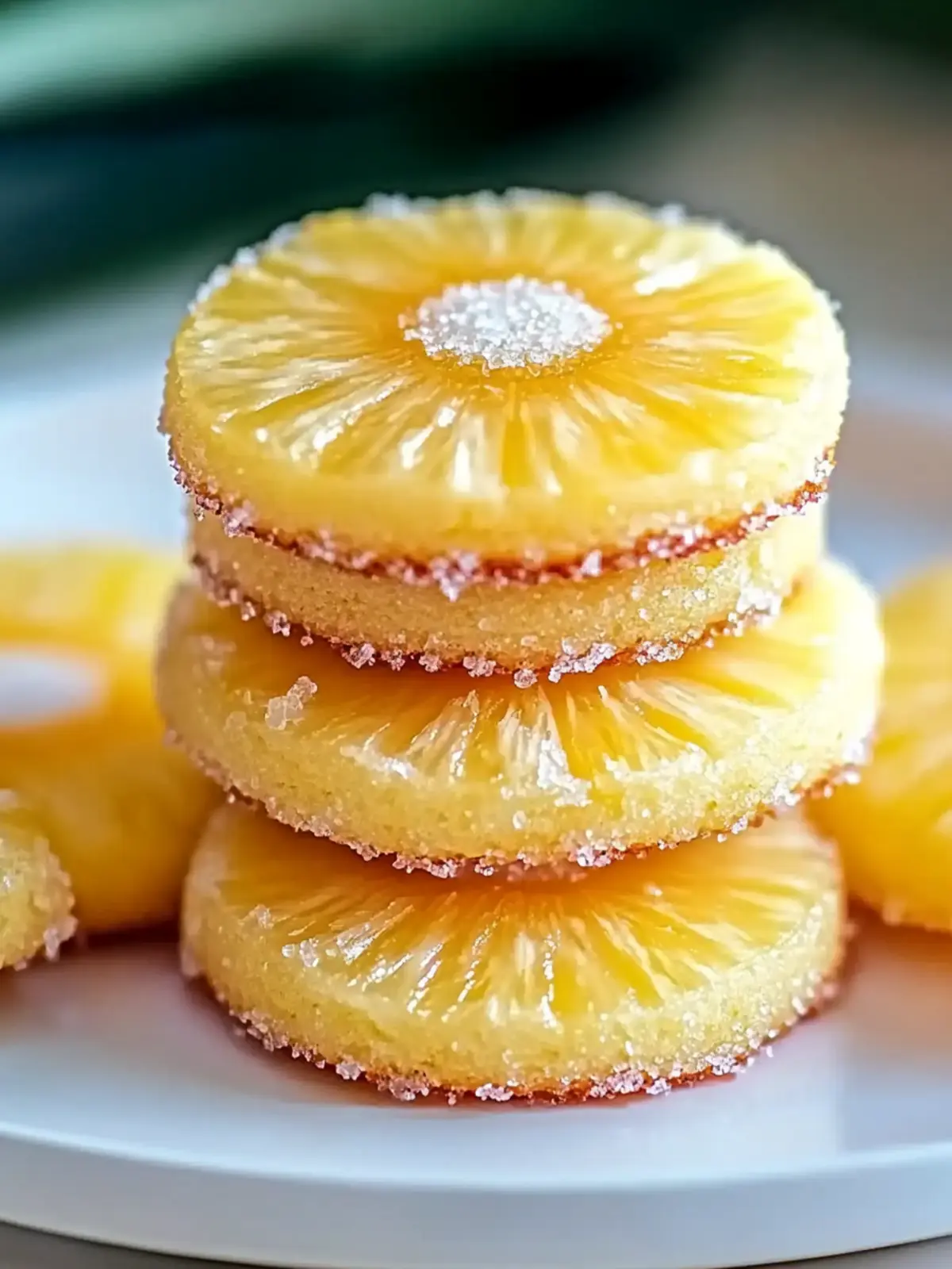 Pineapple Upside Sugar Cookies for a Sweet Tropical Surprise 4 Pineapple Upside Sugar Cookies