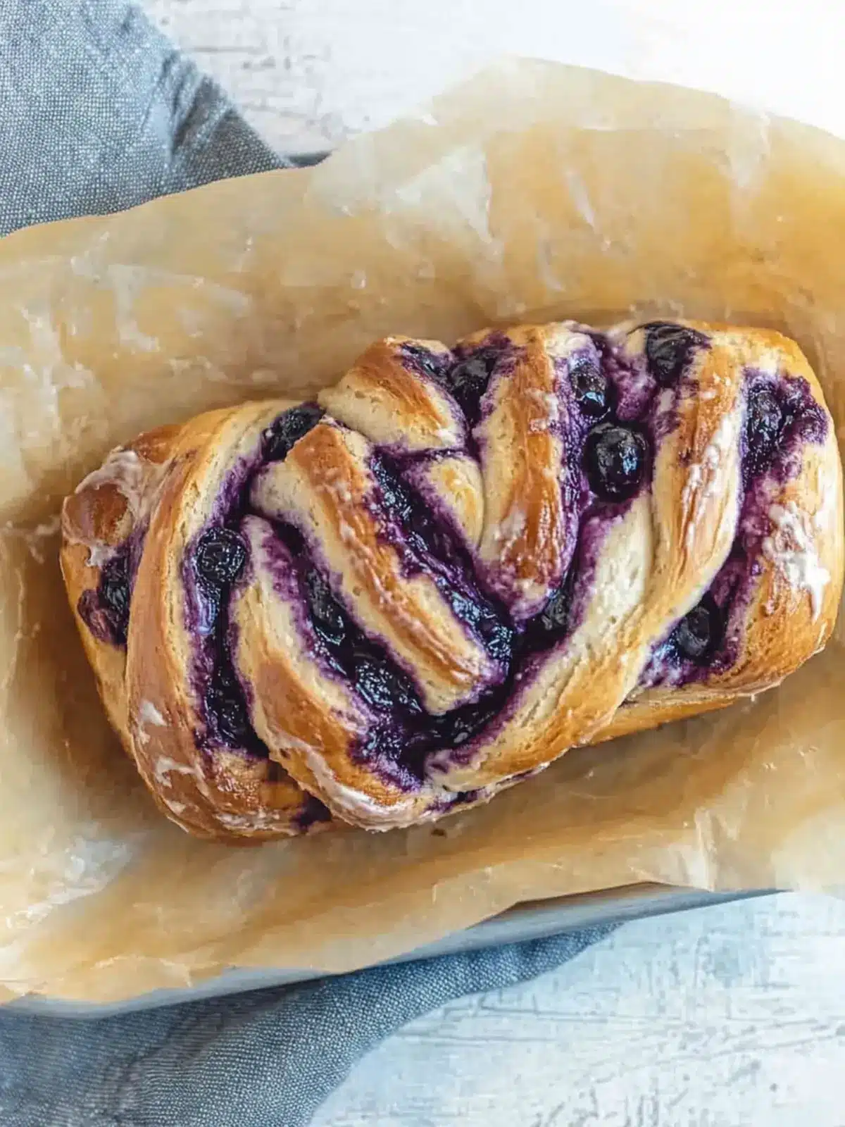 Irresistible Blueberry Cream Cheese Babka for Brunch Bliss 2 Blueberry Cream Cheese Babka