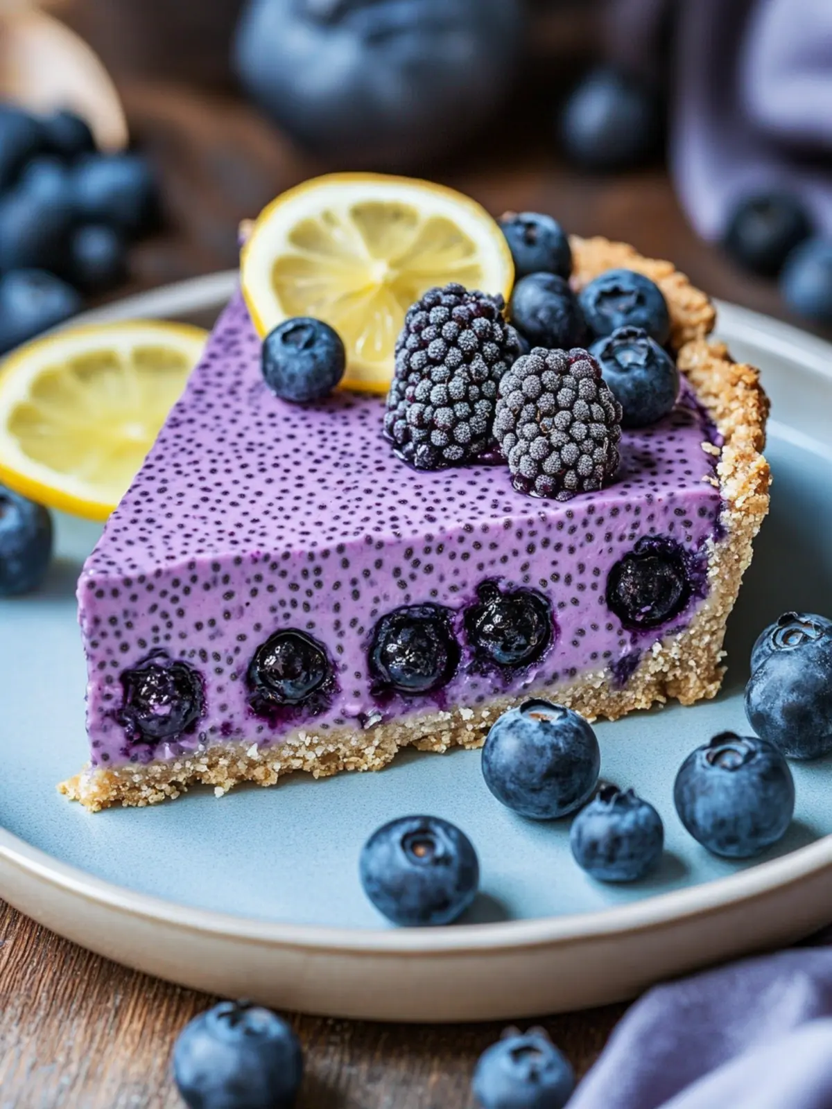 No-Bake Blueberry Chia Seed Pie for a Guilt-Free Indulgence 2 No-Bake Blueberry Chia Seed Pie
