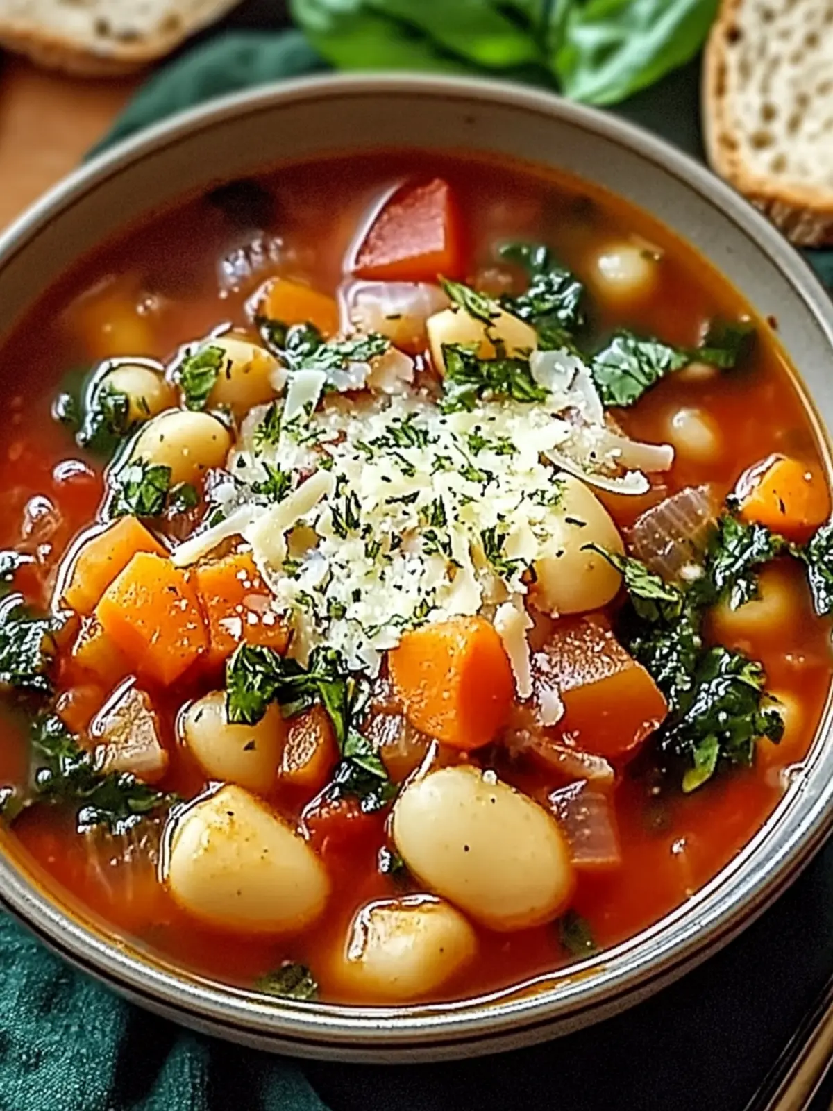 Healthy Minestrone Soup: Your New Cozy Comfort Food 3 Healthy Minestrone Soup