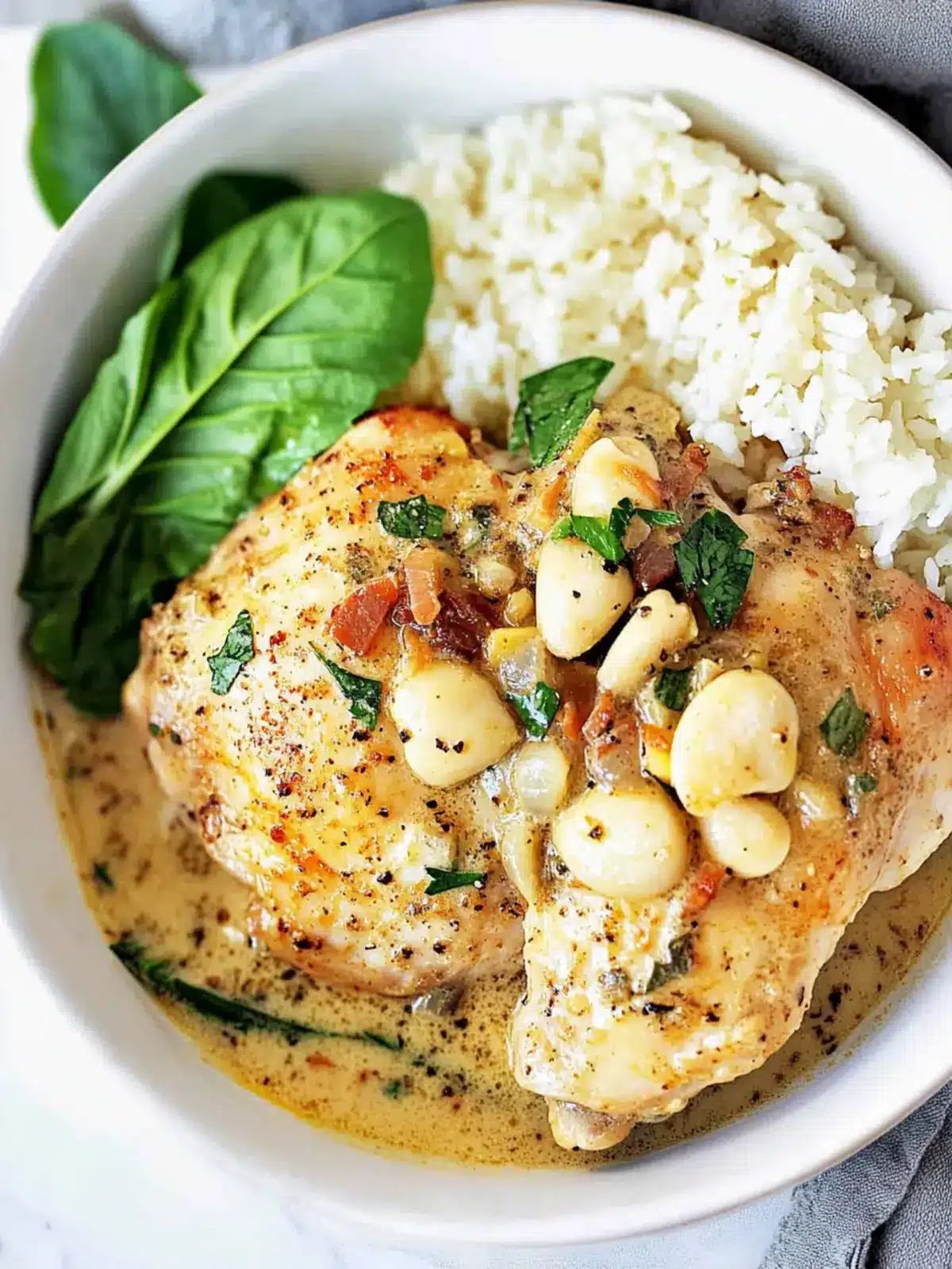 Creamy Garlic Chicken Thighs for a Cozy Dinner Night 5 Creamy Garlic Chicken Thighs