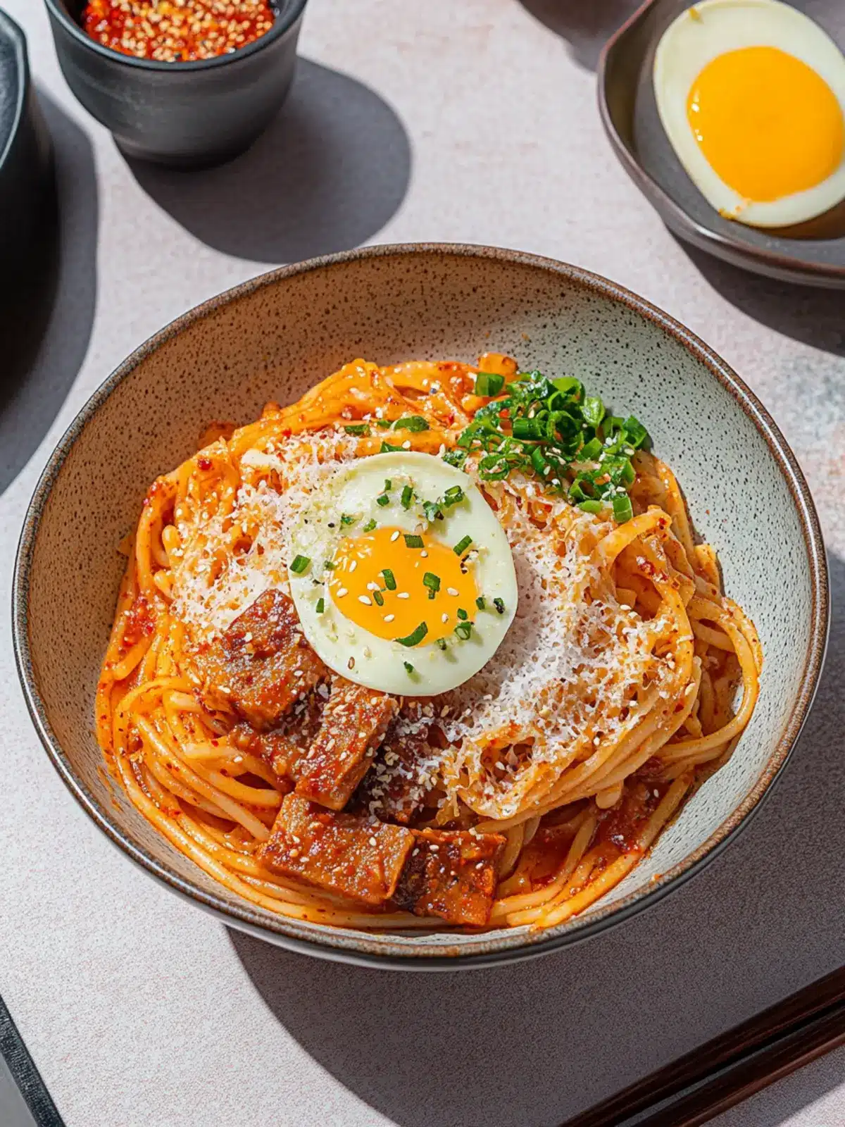 Creamy Korean Ssamjang Pasta: A Flavorful Twist on Comfort Food 3 Korean Ssamjang Pasta