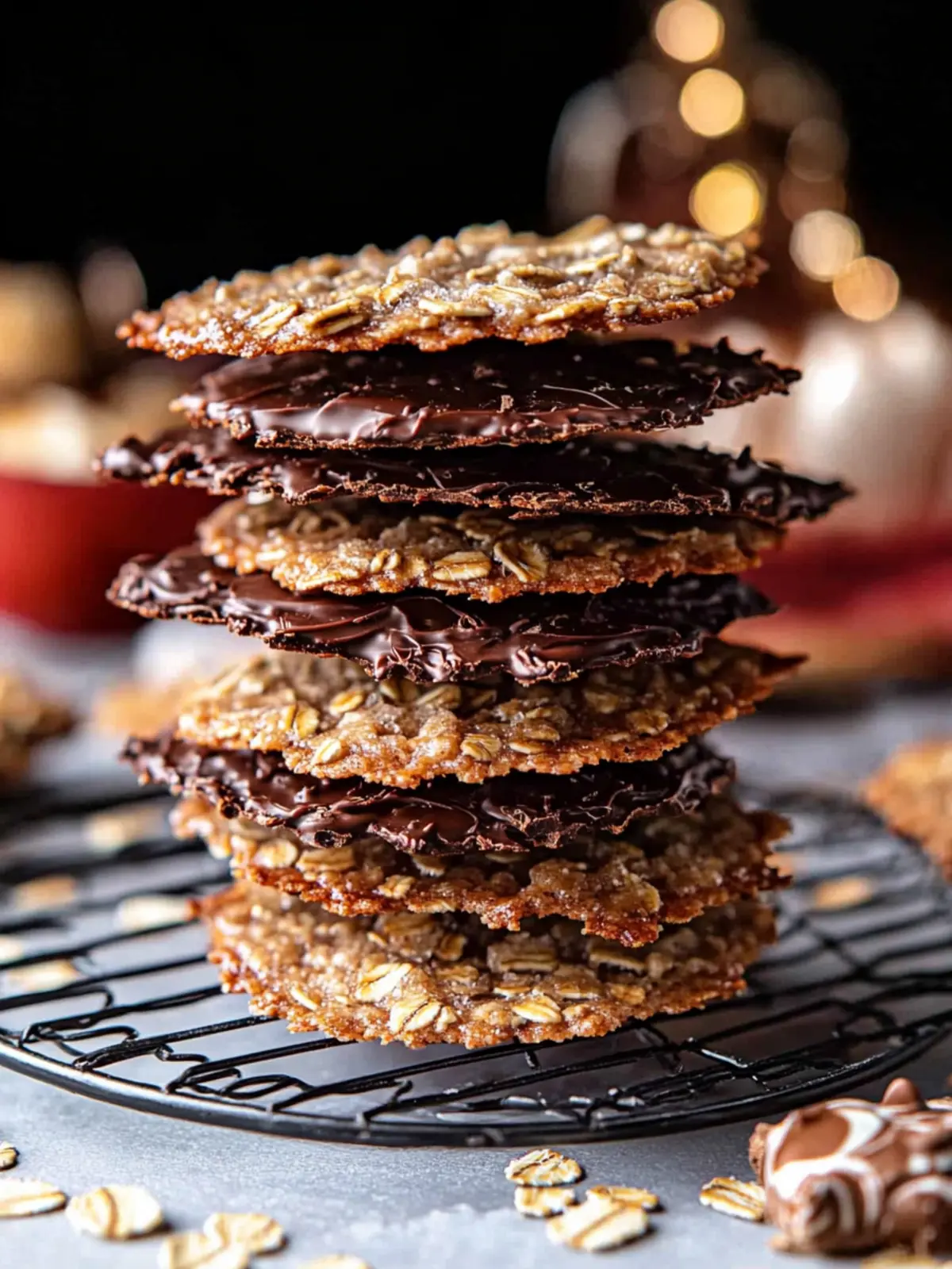 Irresistible Chocolate Oatmeal Lace Cookies to Love Today 3 Chocolate Oatmeal Lace Cookies