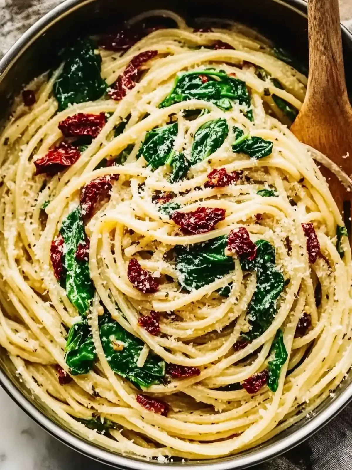 Spicy Spinach and Sun Dried Tomato Pasta for Quick Weeknight Joy 4 Spicy Spinach and Sun Dried Tomato Pasta