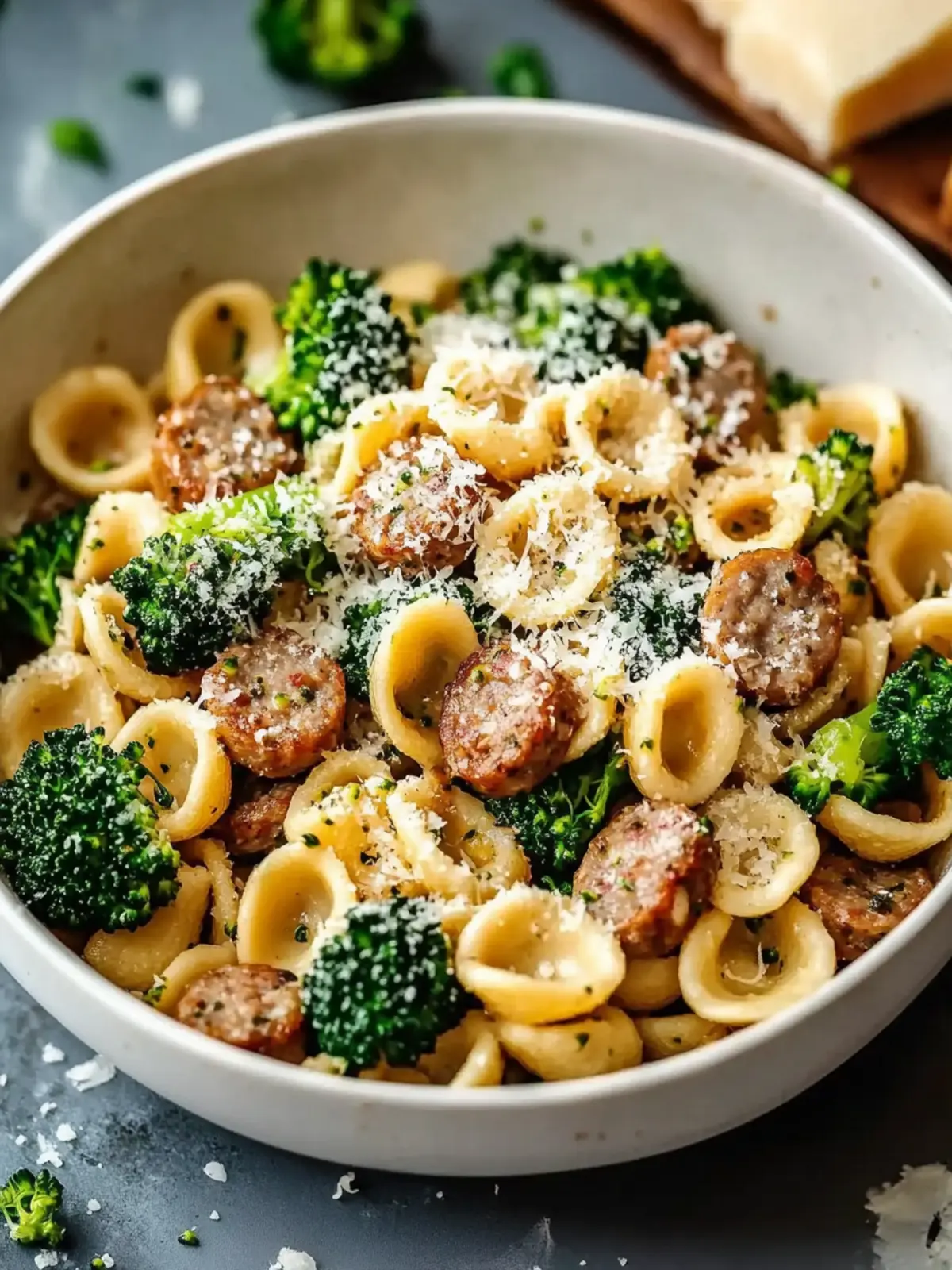 Quick and Creamy Orecchiette with Sausage and Broccoli Delight 2 Orecchiette with Sausage and Broccoli