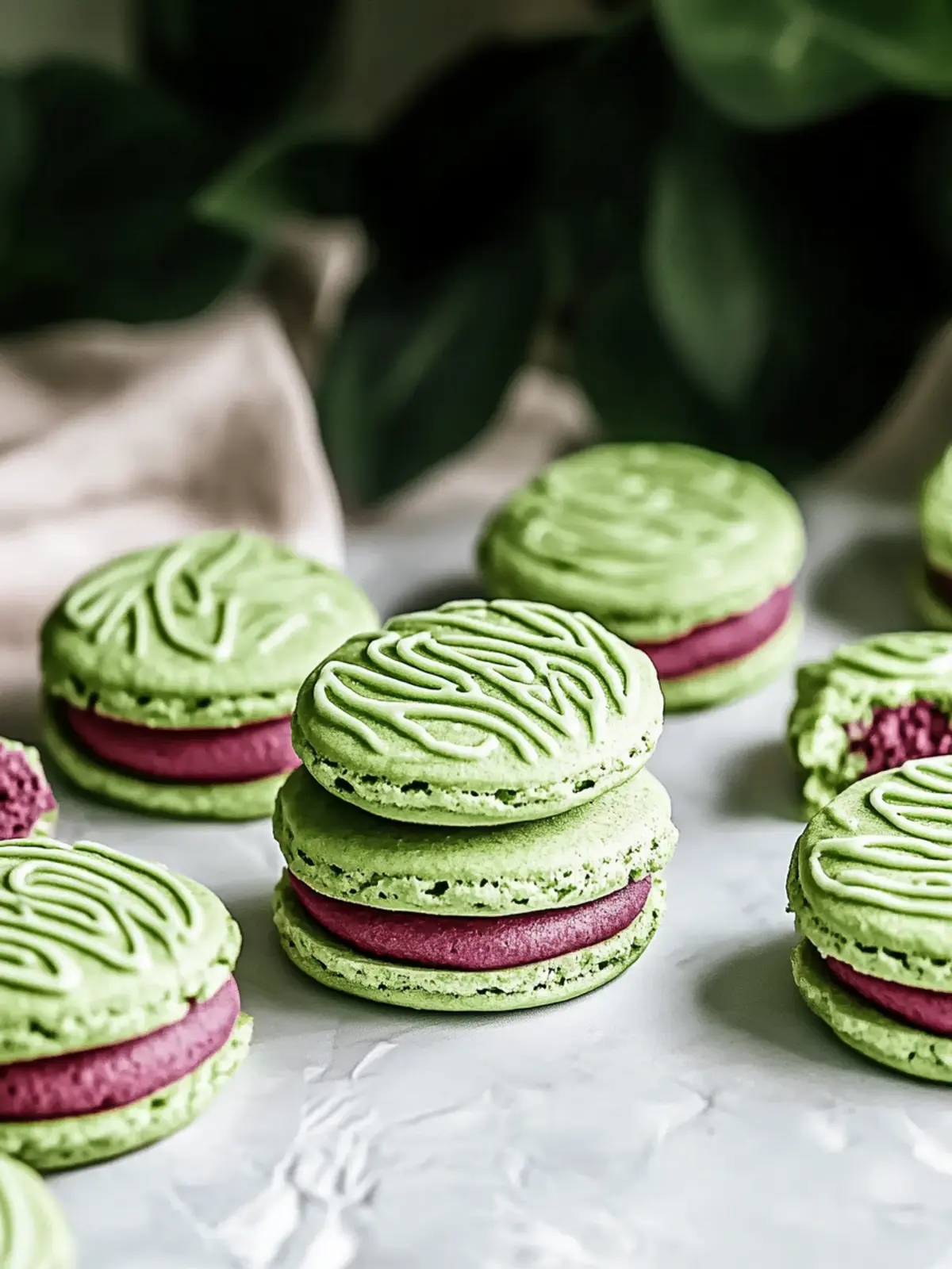 Fluffy Pandan Sandwich Cookies with Coconut Bliss Filling 4 Fluffy Pandan Sandwich Cookies