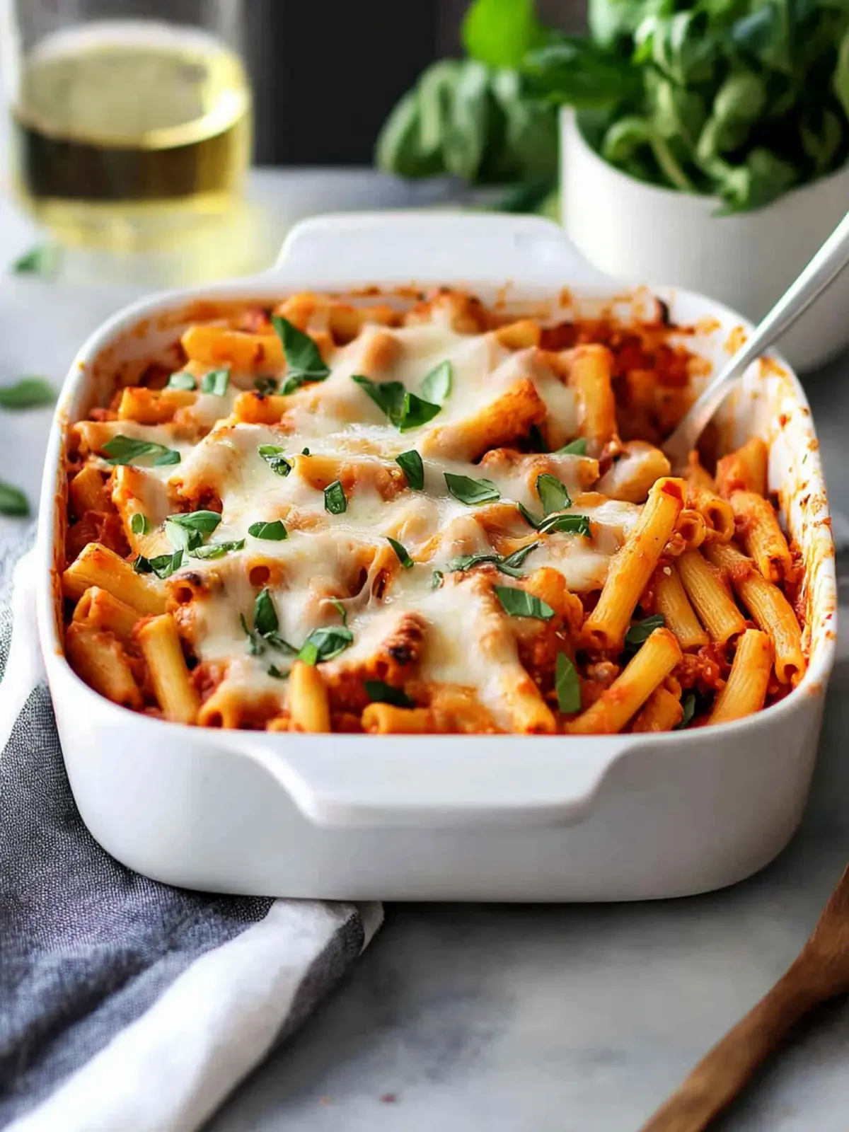Easy Baked Ziti Recipe: Comforting Veggie Delight for All 3 Easy Baked Ziti