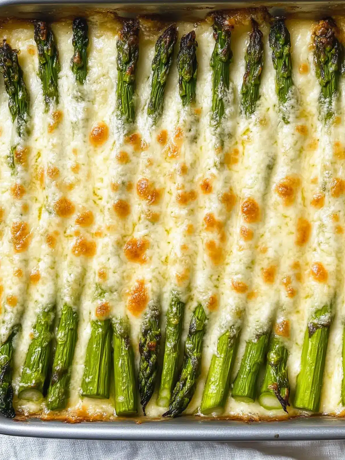 Irresistibly Cheesy Baked Asparagus - A Kid-Approved Favorite 2 Cheesy Baked Asparagus