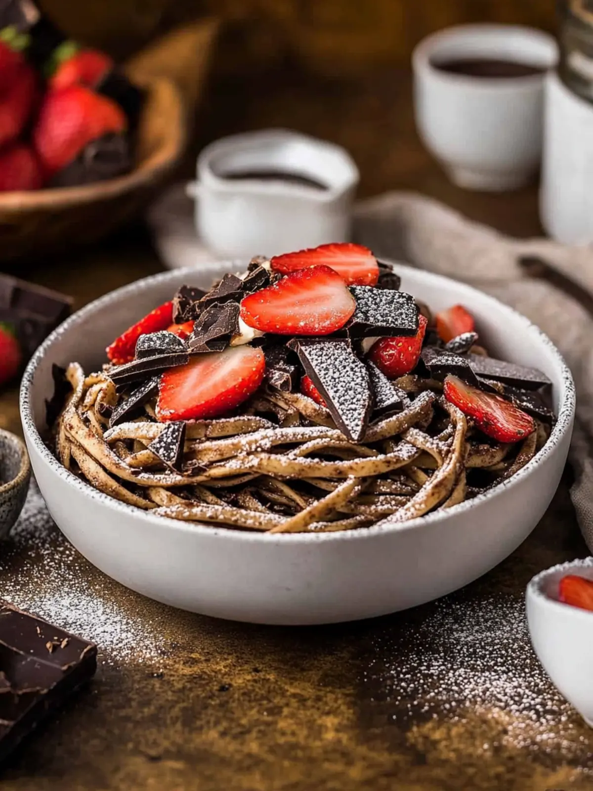 Chocolate Pancake Spaghetti: Fun Breakfast Delight for All 5 Chocolate Pancake Spaghetti