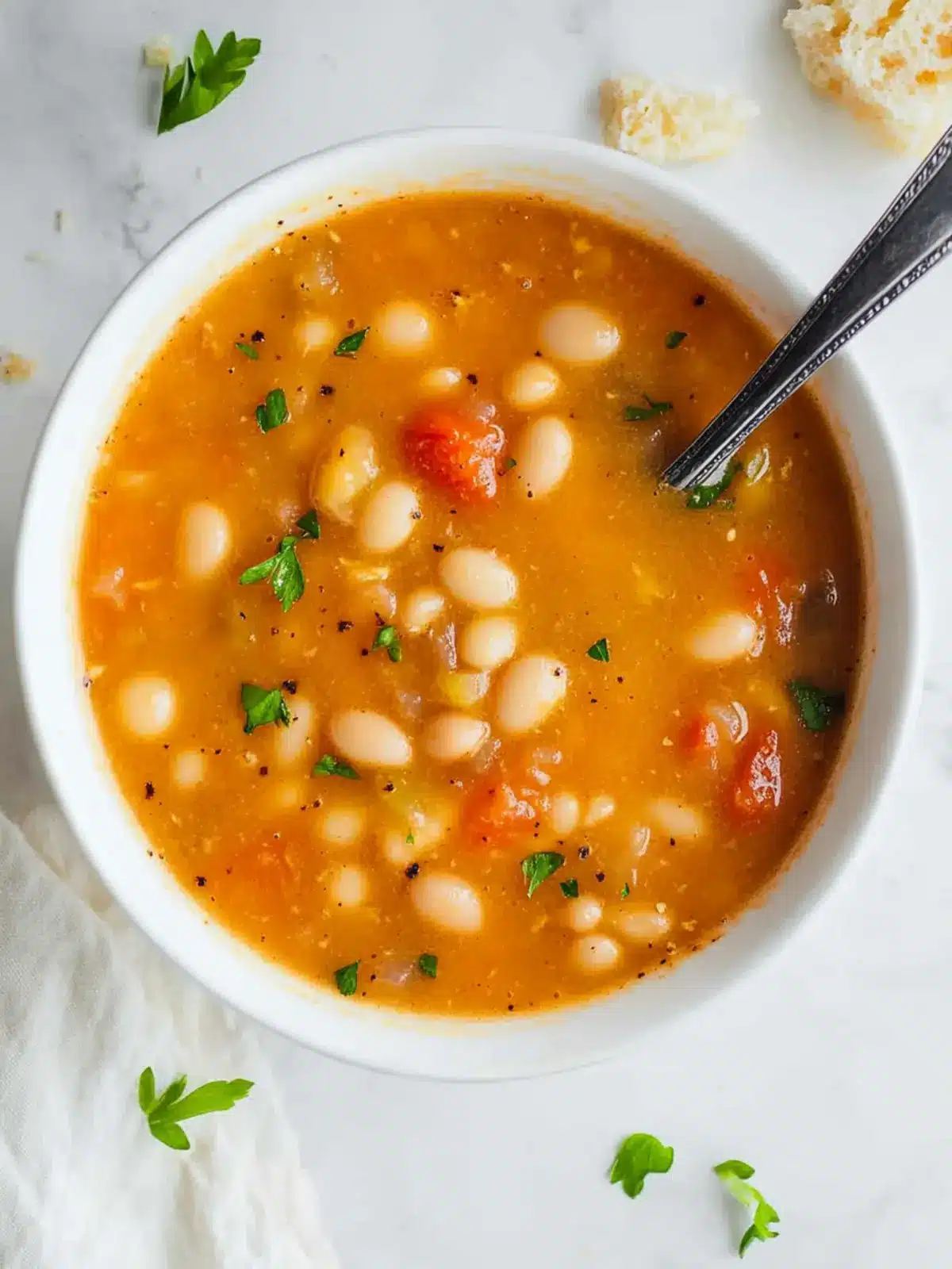 Easy White Bean And Tomato Soup: Your Cozy Comfort Meal 4 Easy White Bean And Tomato Soup