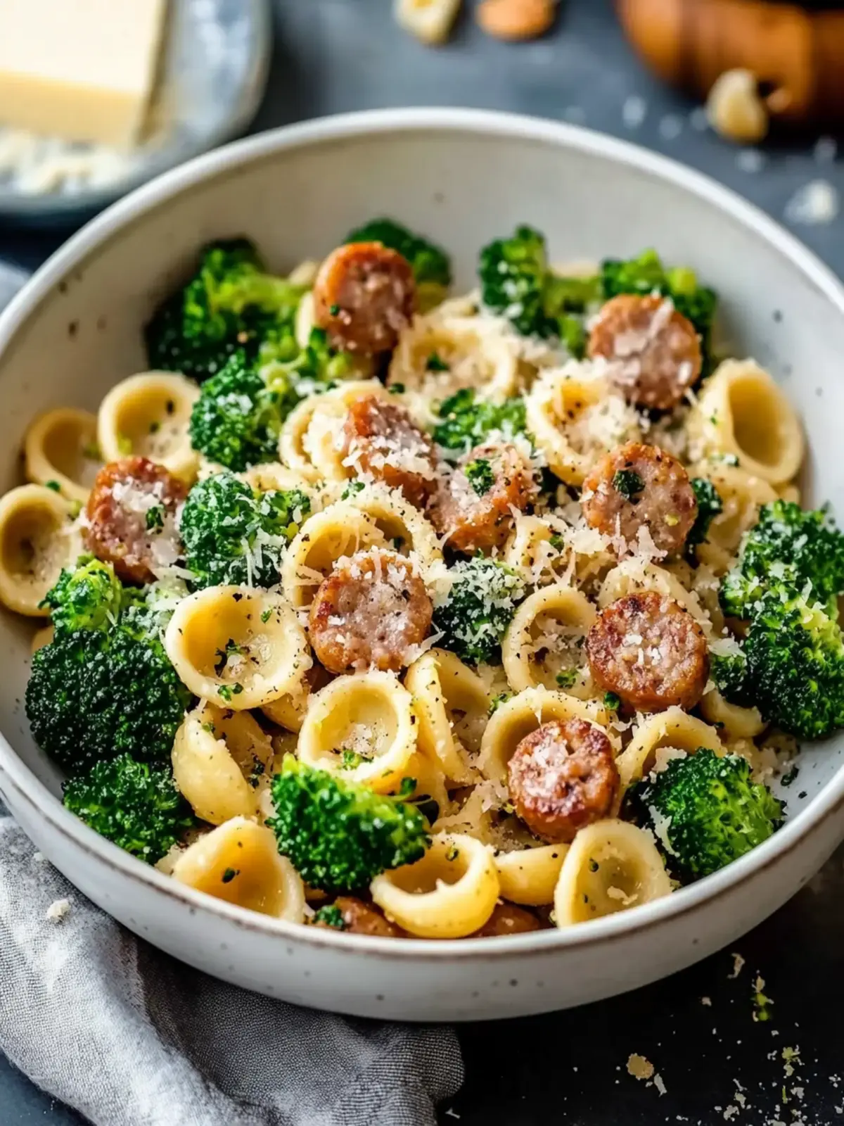 Quick and Creamy Orecchiette with Sausage and Broccoli Delight 4 Orecchiette with Sausage and Broccoli