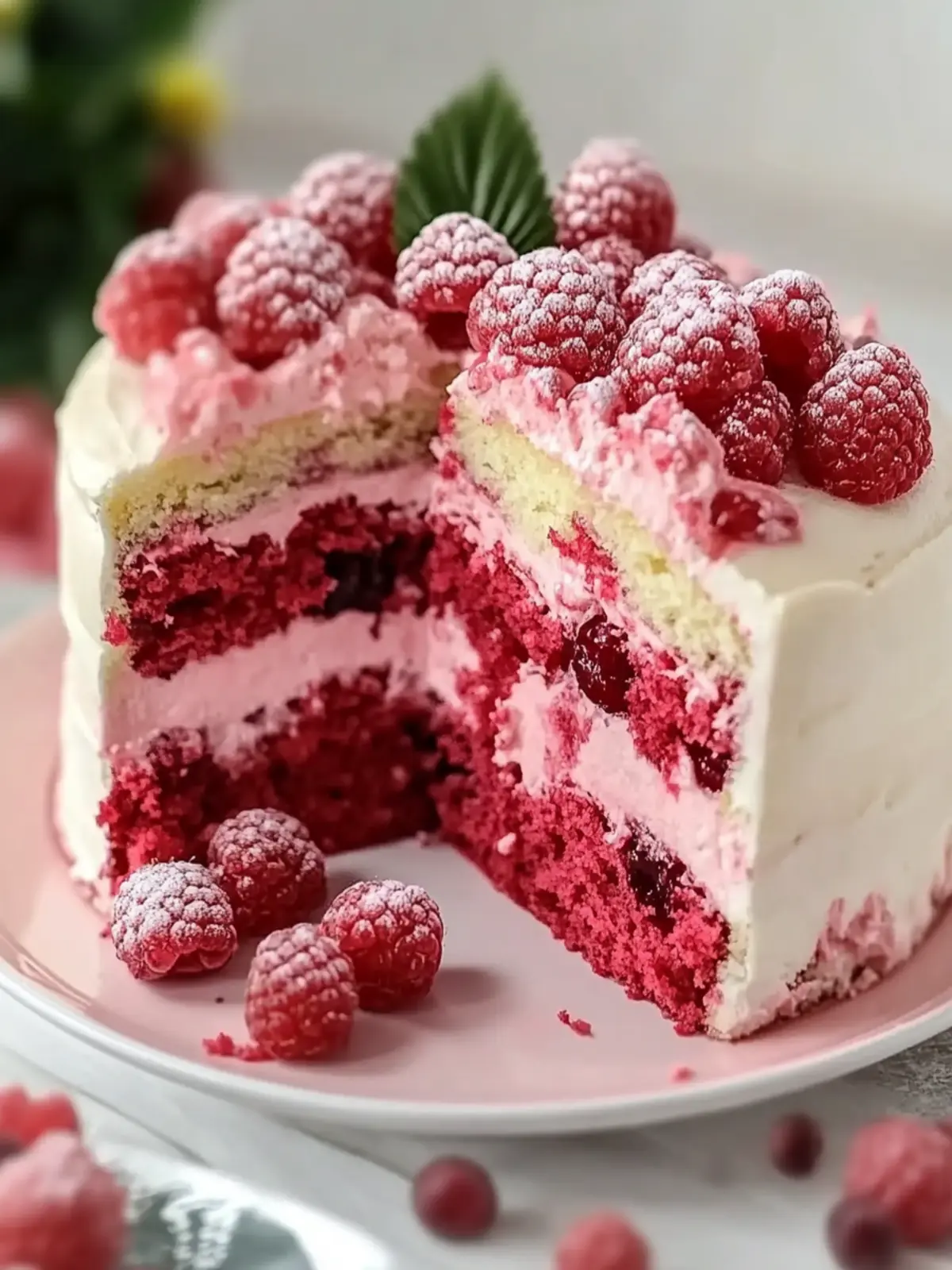 Irresistible Raspberry Layer Cake That's Perfect for Any Celebration 4 Raspberry Layer Cake