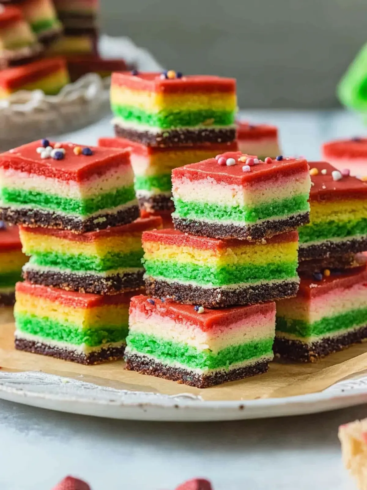 Italian Rainbow Cookies: A Slice of Sweet Italian Tradition 3 Italian Rainbow Cookies